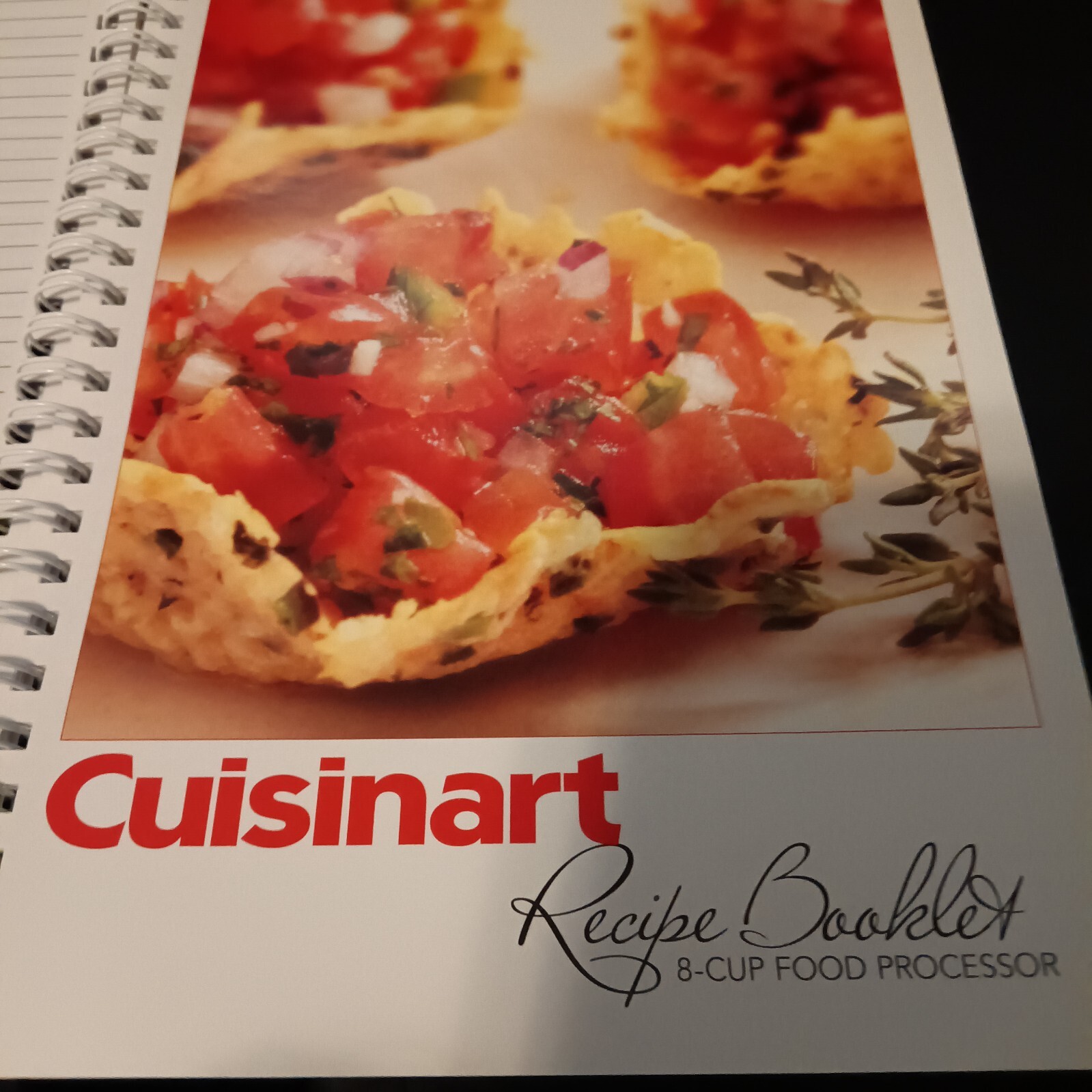 Cuisinart FP-8 Series Instruction And Recipe Booklet Elemental 8 Food Processor