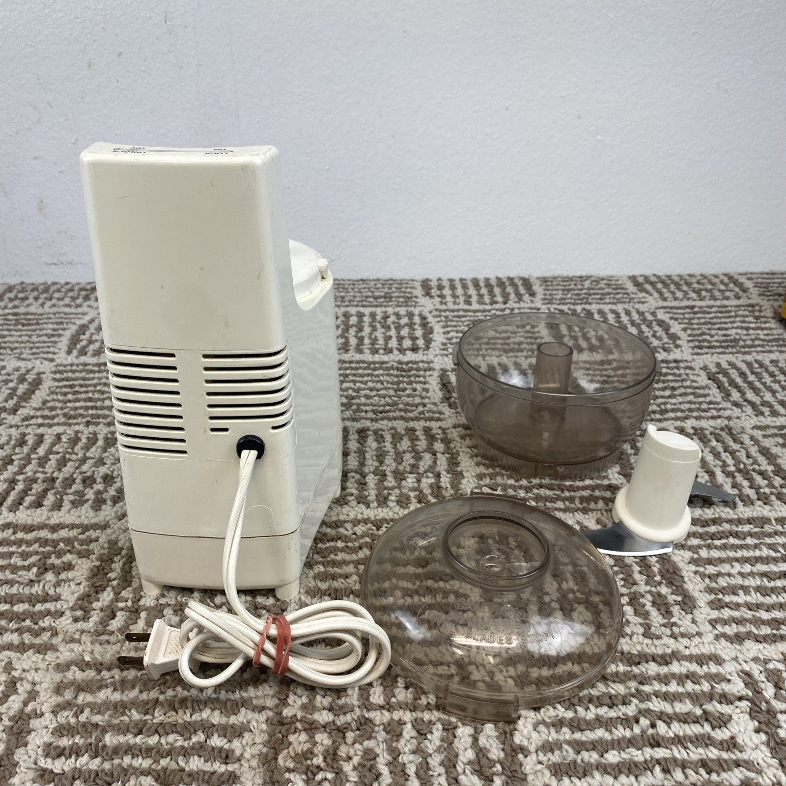 Vintage Sunbeam Oskar Food Processor Model 14181 Chopper Bowl Blade Attachment