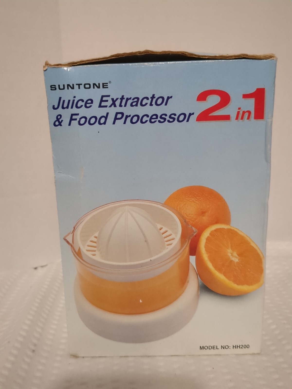 Vintage Suntone 2-in-1 Juice Extractor & Food Processor model no:HH200.