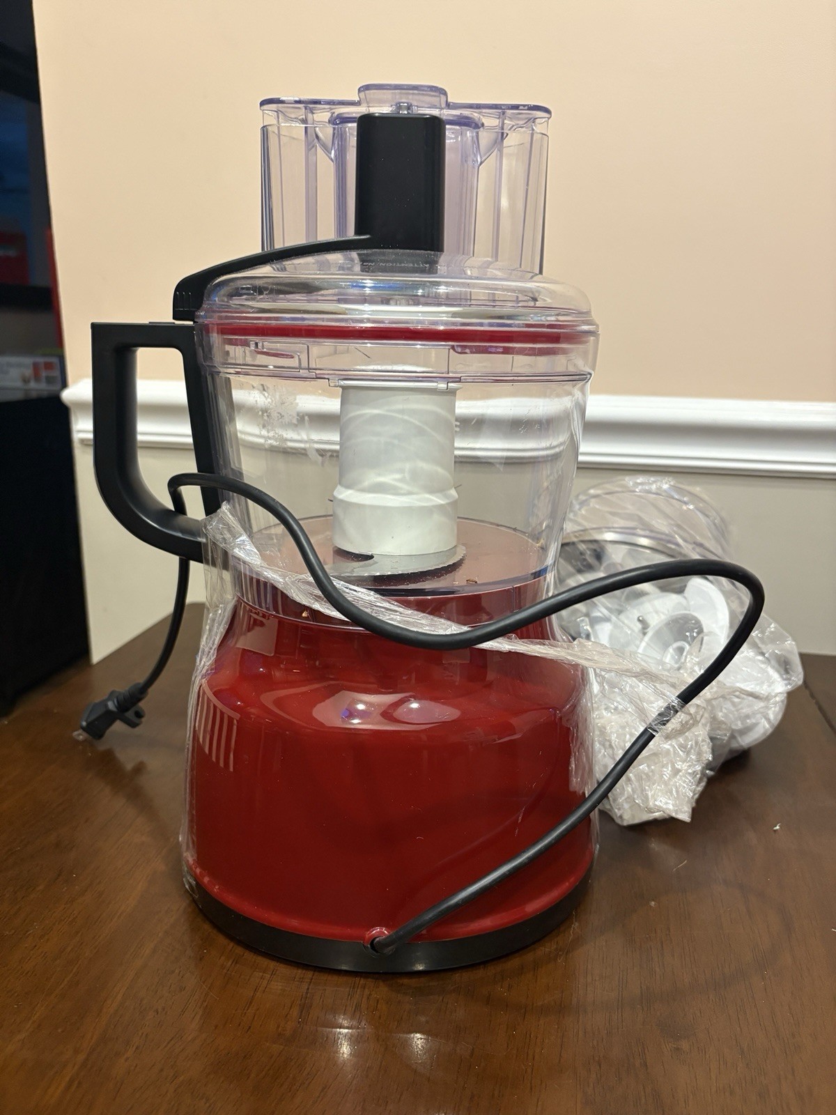 KitchenAid KFP0935QGC 9 Cup Food Processor/Slicer Empire Red With Blades