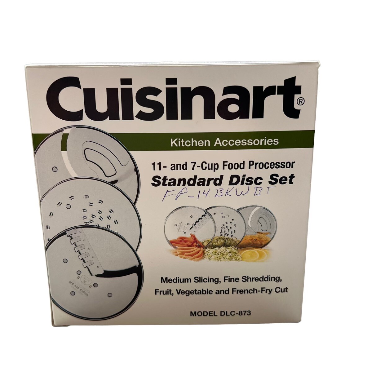 Cuisinart Kitchen Accessories 11 and 7 cup Food Processor Standard Disc Set