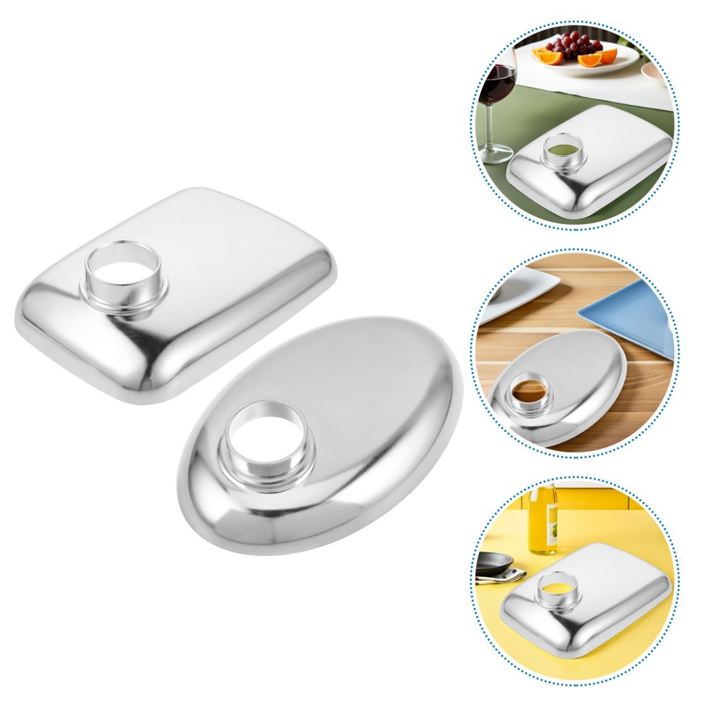 2Pcs Reusable Aluminum Meat Mincer Tray Stable Metal Tray with Handles