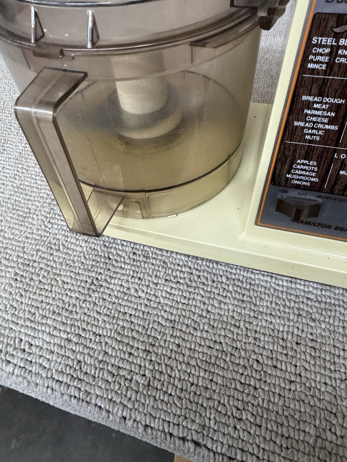 Vintage Hamilton Beach Scovill Dual Speed Food Processor Model 702 Working 🔥