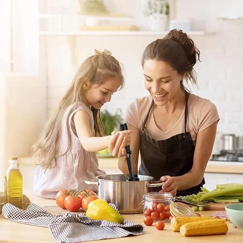 Handheld Meat Grinder & Chopper Manual Blender for Fast Kitchen Prep
