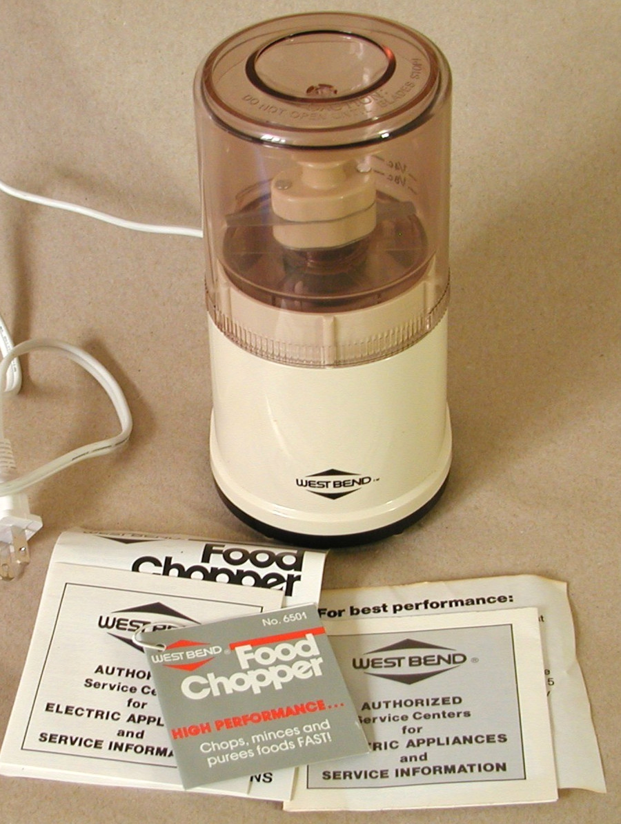 VINTAGE West Bend High Performance Food Chopper Model 6501 / New in Box