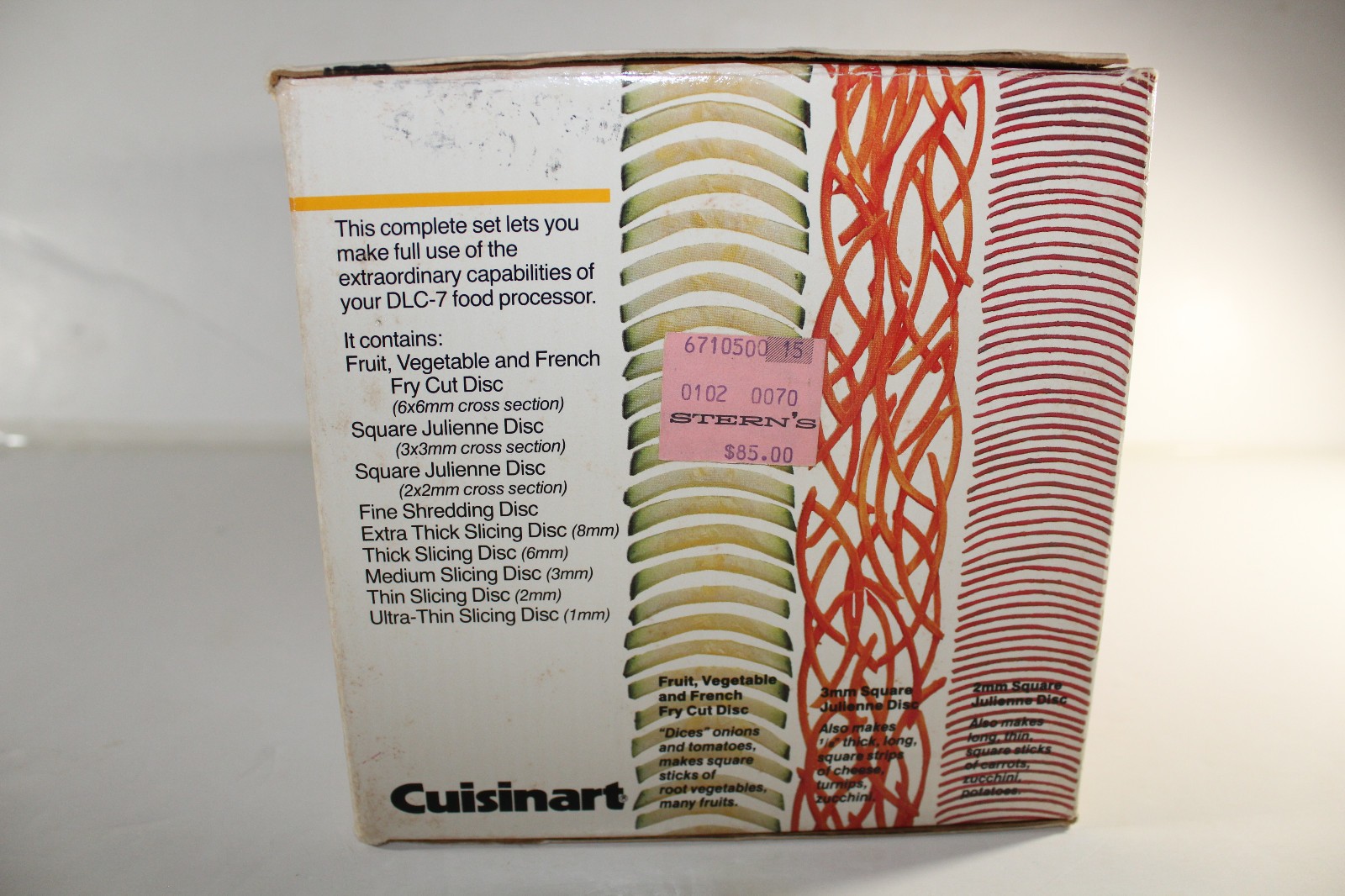 Cuisinart Complete DLC‑7 Disc Set 9 Blades