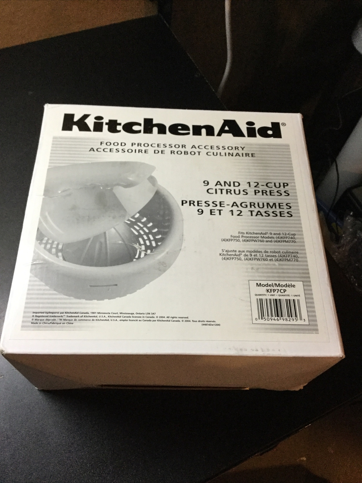 KitchenAid Food Processor Citrus Juice Extractor Press KFP7CP A7