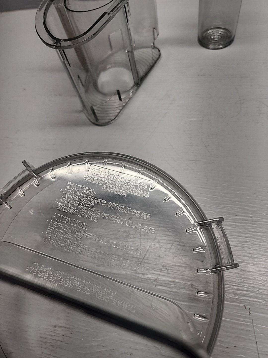 Cuisinart DLC-2007N Food Processor Work Bowl Lid Chute Pusher Replacements