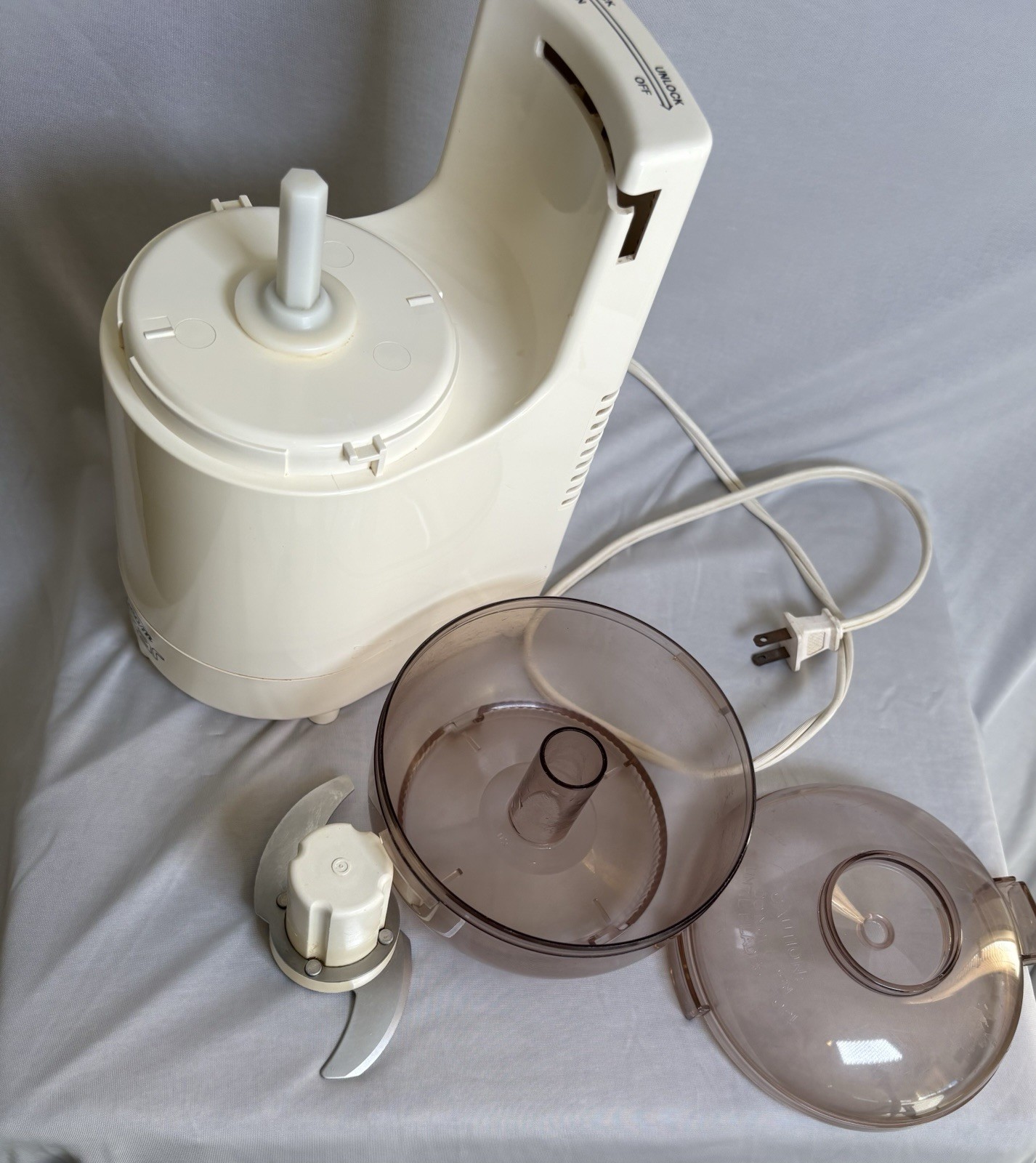 Sunbeam Oskar Food Processor One Cup 14081 Tested Works VTG Blend, Chop, Grind