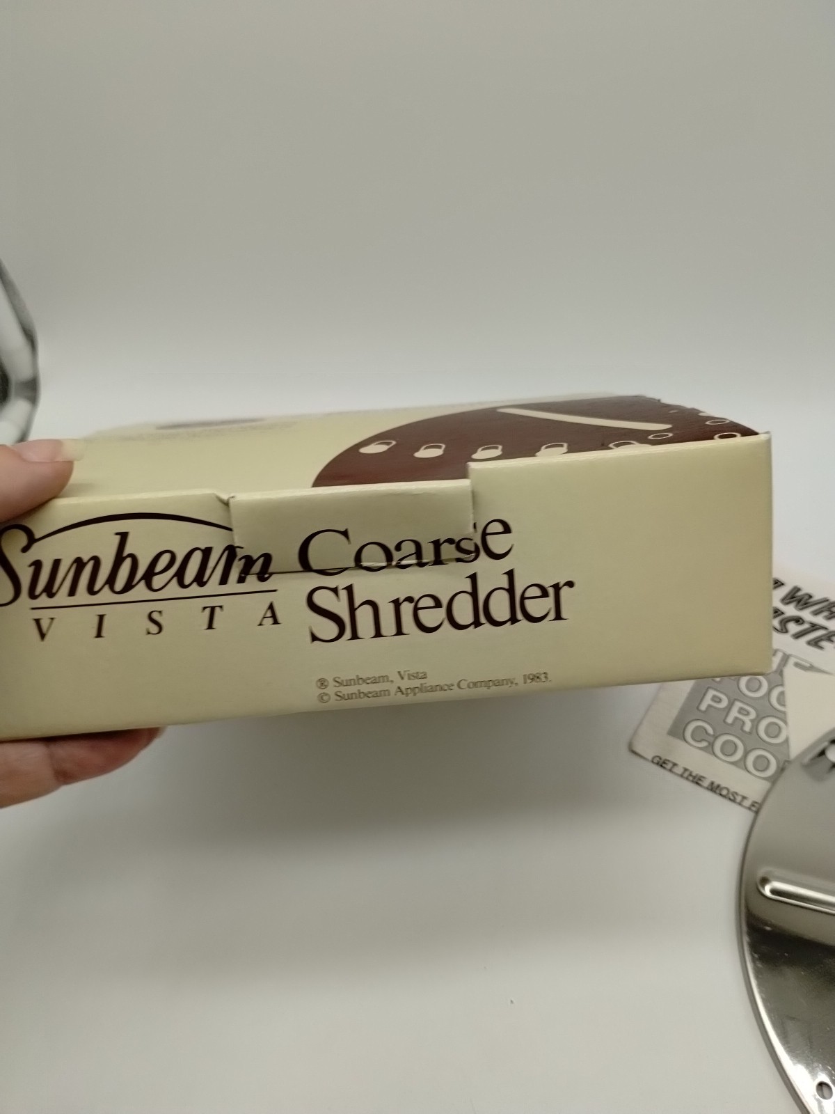 Sunbeam Vista Coarse Shredder Blade #94930 For Food Processor 84071 Stainless