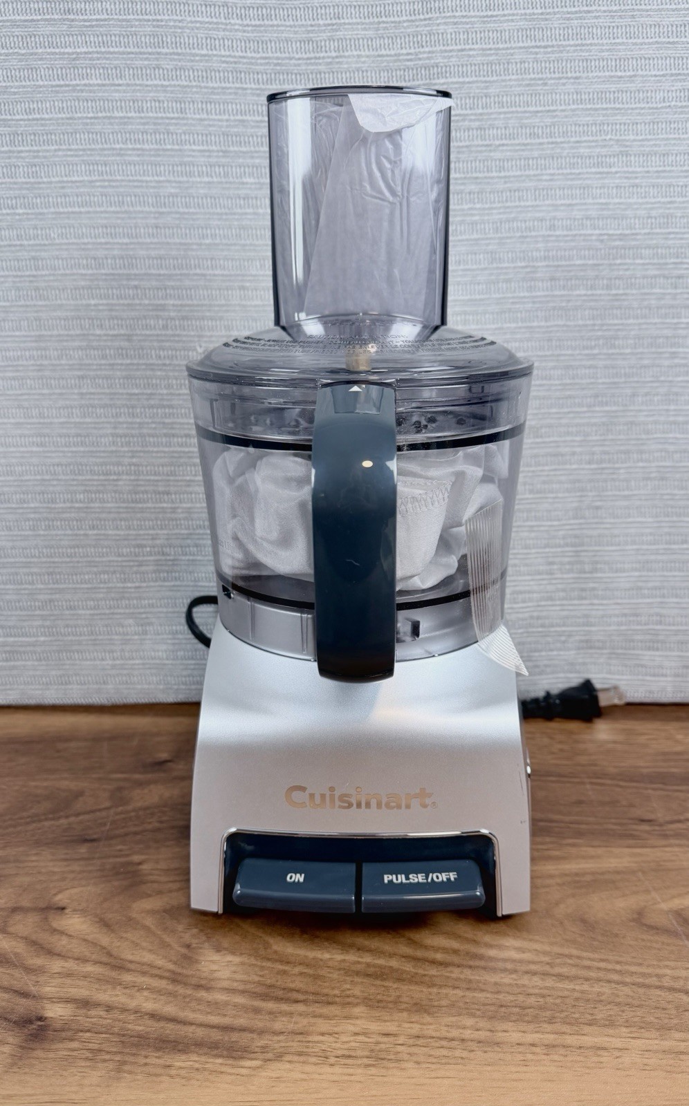 Cuisinart FP-5 5-Cup Food Processor 500W Silver/Black w/ Bowl, Lid, Tube