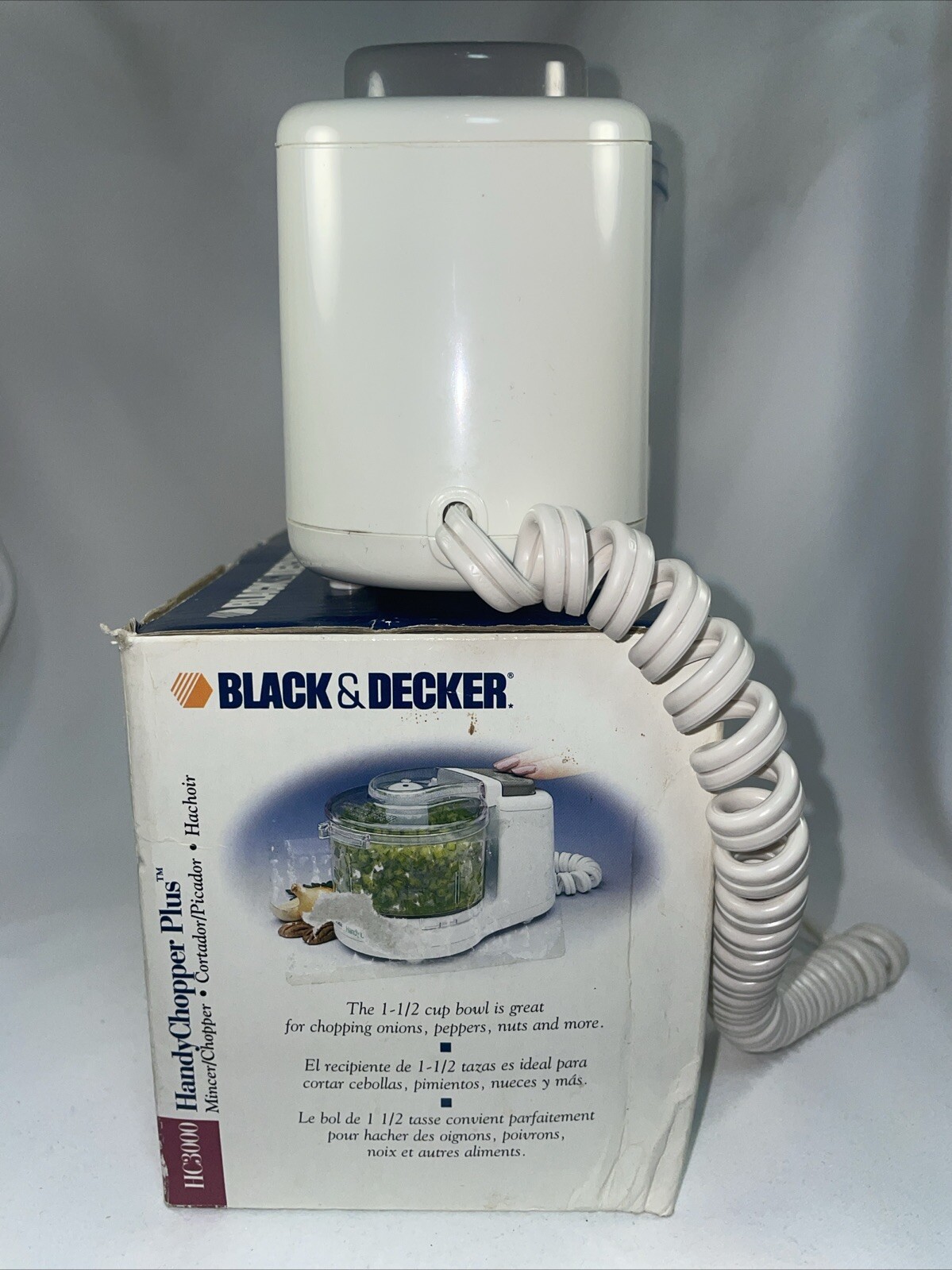 Black & Decker Handy Chopper Plus Mini Food Chopper HC3000 – Original Box