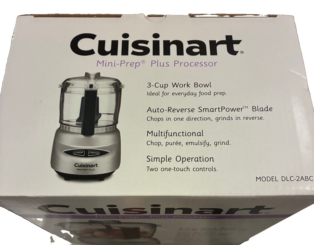 Cuisinart Mini-Prep Plus DLC-2ABC 3-Cup 250W 2-Speed BPA-Free Auto-Reverse