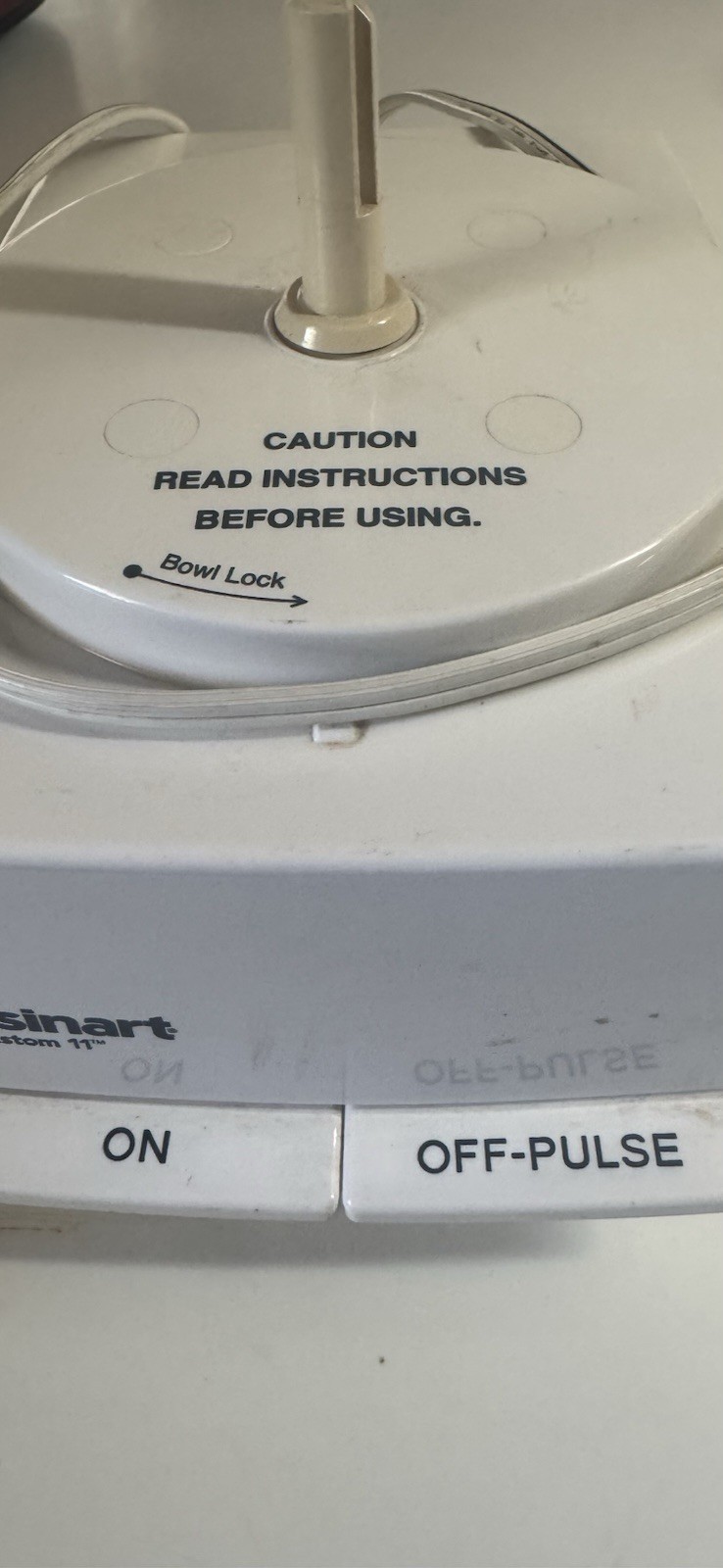 Cuisinart Pro Custom 11 Food Processor White Tested And WORKING