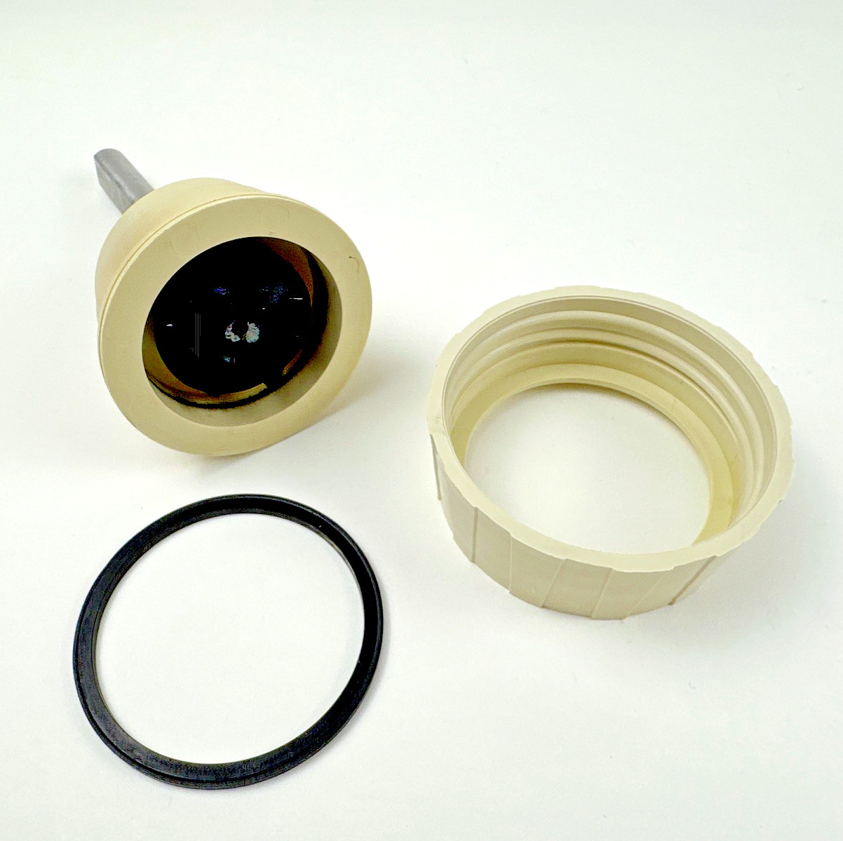 General Electric GE Food Processor D5FP1 Stem Gear Shaft, Nut, Gasket.