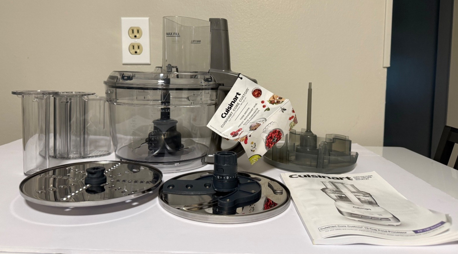 Cuisinart Core Custom Food Processor Parts Bundle Bowl Lid, Blades Discs FP-130