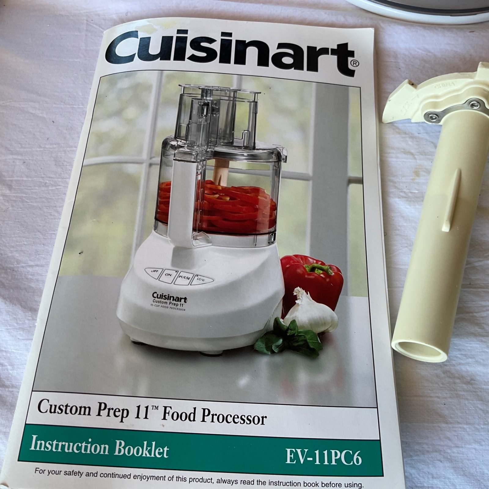 Cuisinart Prep 11 Plus Cup Food Processor White Tested attachments extras bowl