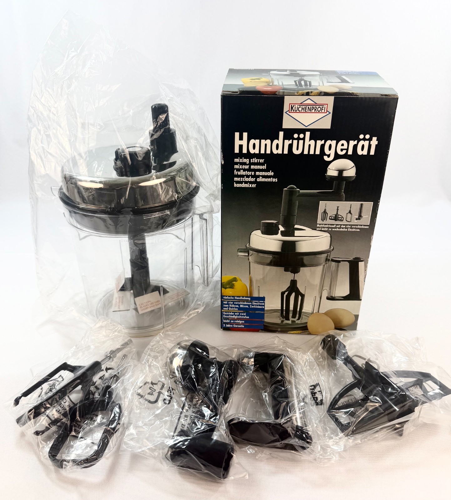 German Hand Mixer Manual Food Processor by Kuchenprofi Handruhrgerat – NEW