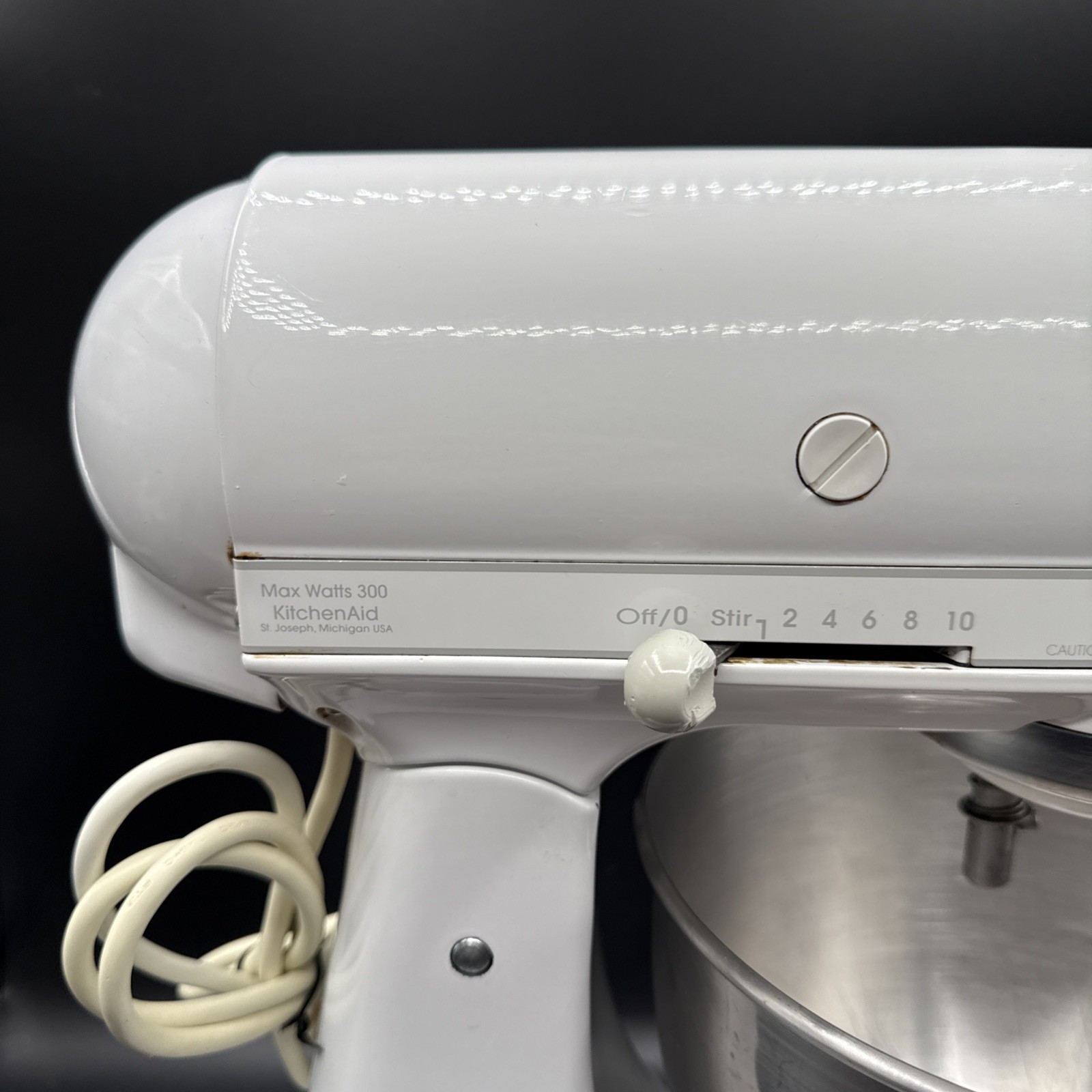 KitchenAid Ultra Power Mixer With Bowl – NO Attachments – White Model KSM90WW