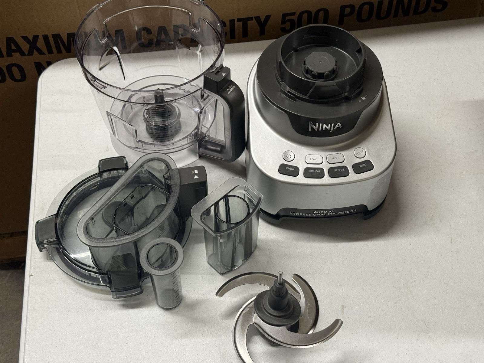 Ninja Professional XL NF701 Auto IQ 4-in-1 Food Processor Black – TESTED