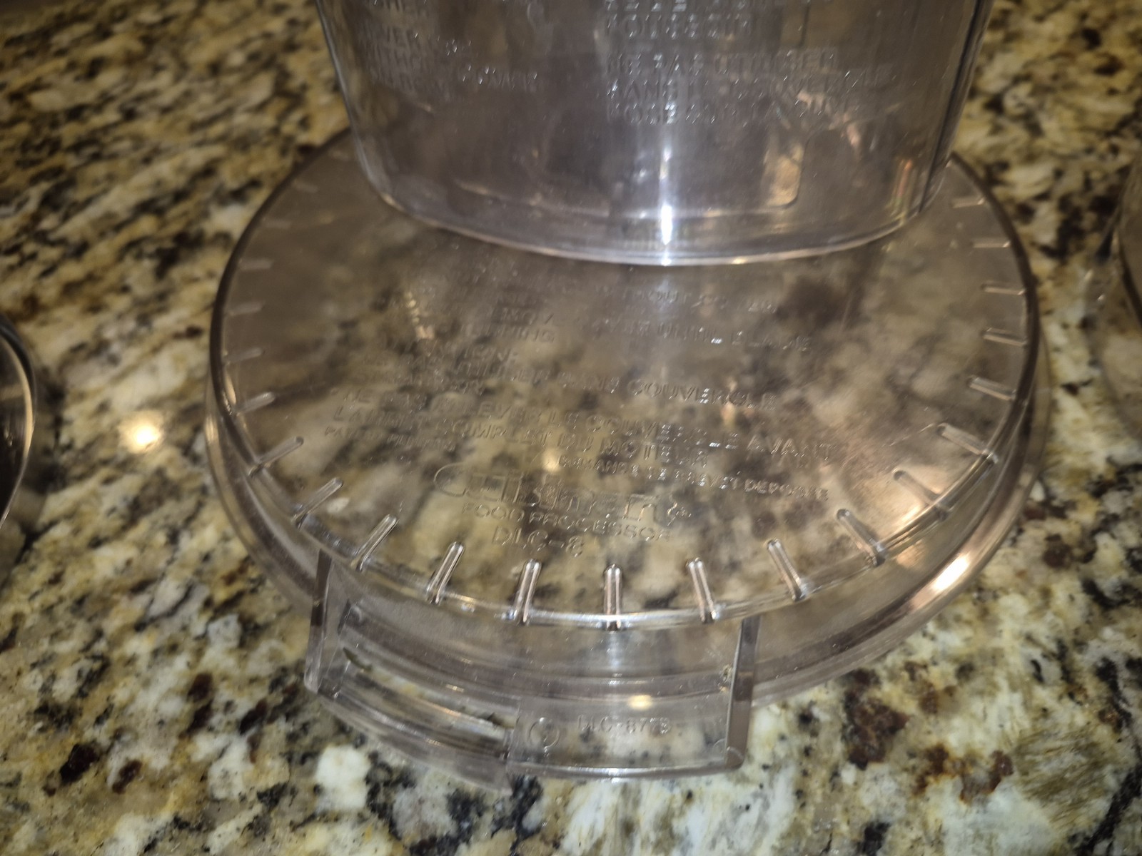 Cuisinart Food Processor DLC-8 Plus Work Bowl + LID + Insert Deluxe 877b