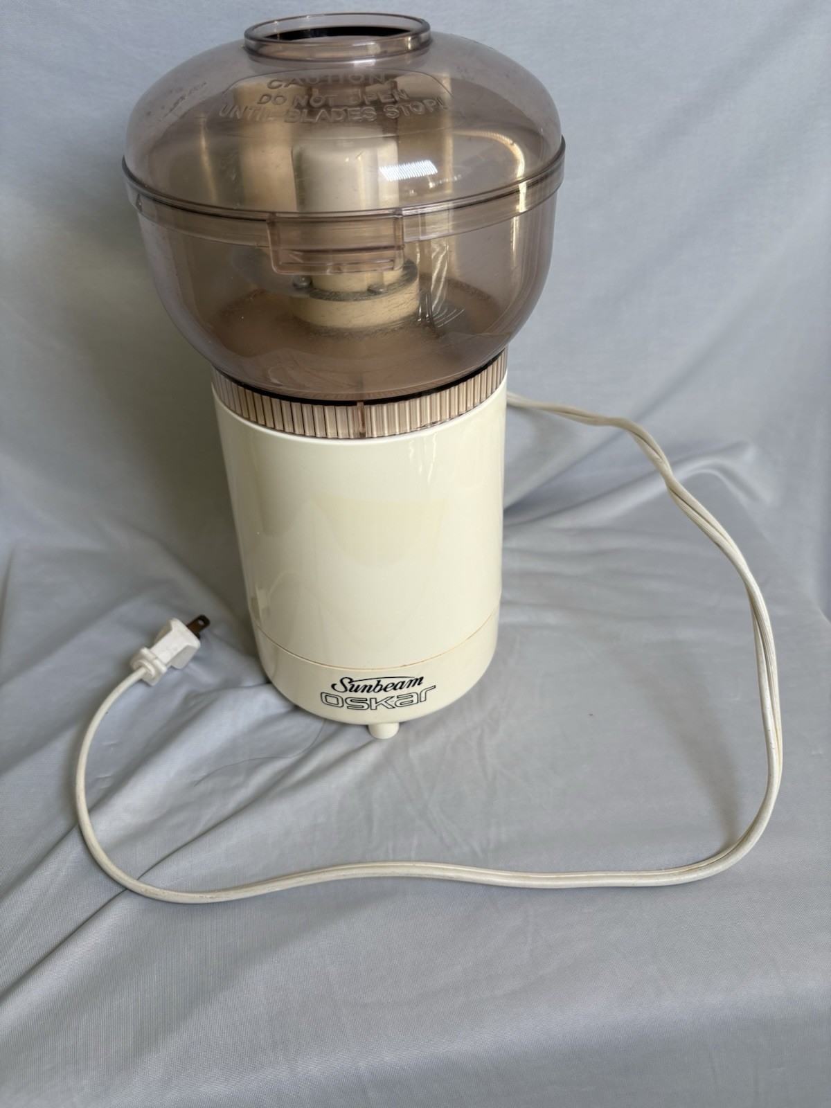 Sunbeam Oskar Food Processor One Cup 14081 Tested Works VTG Blend, Chop, Grind