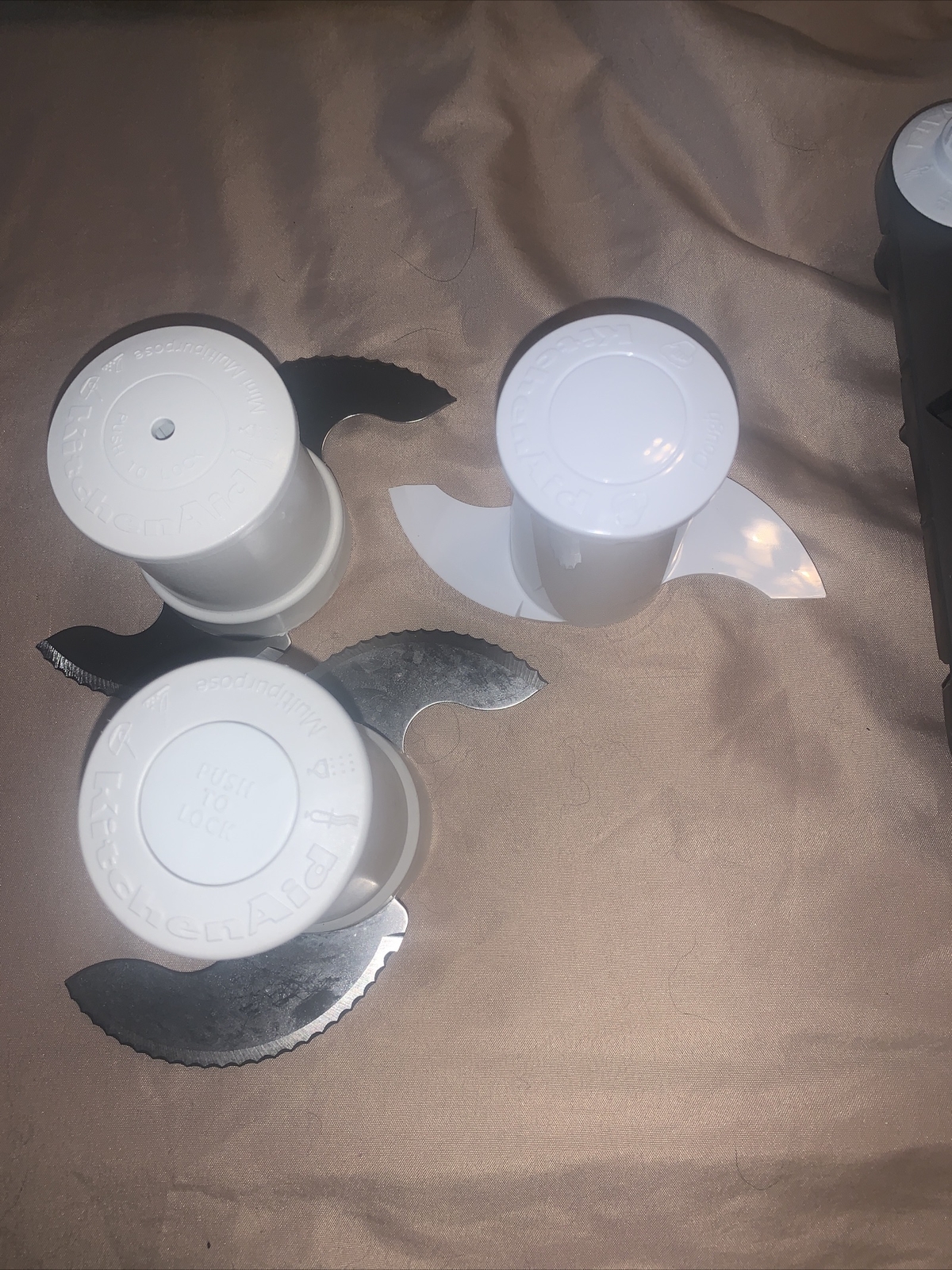 KITCHEN-AID Food Processor Attachment Kit Blades Disks Adapters W/ Box PA-GF30