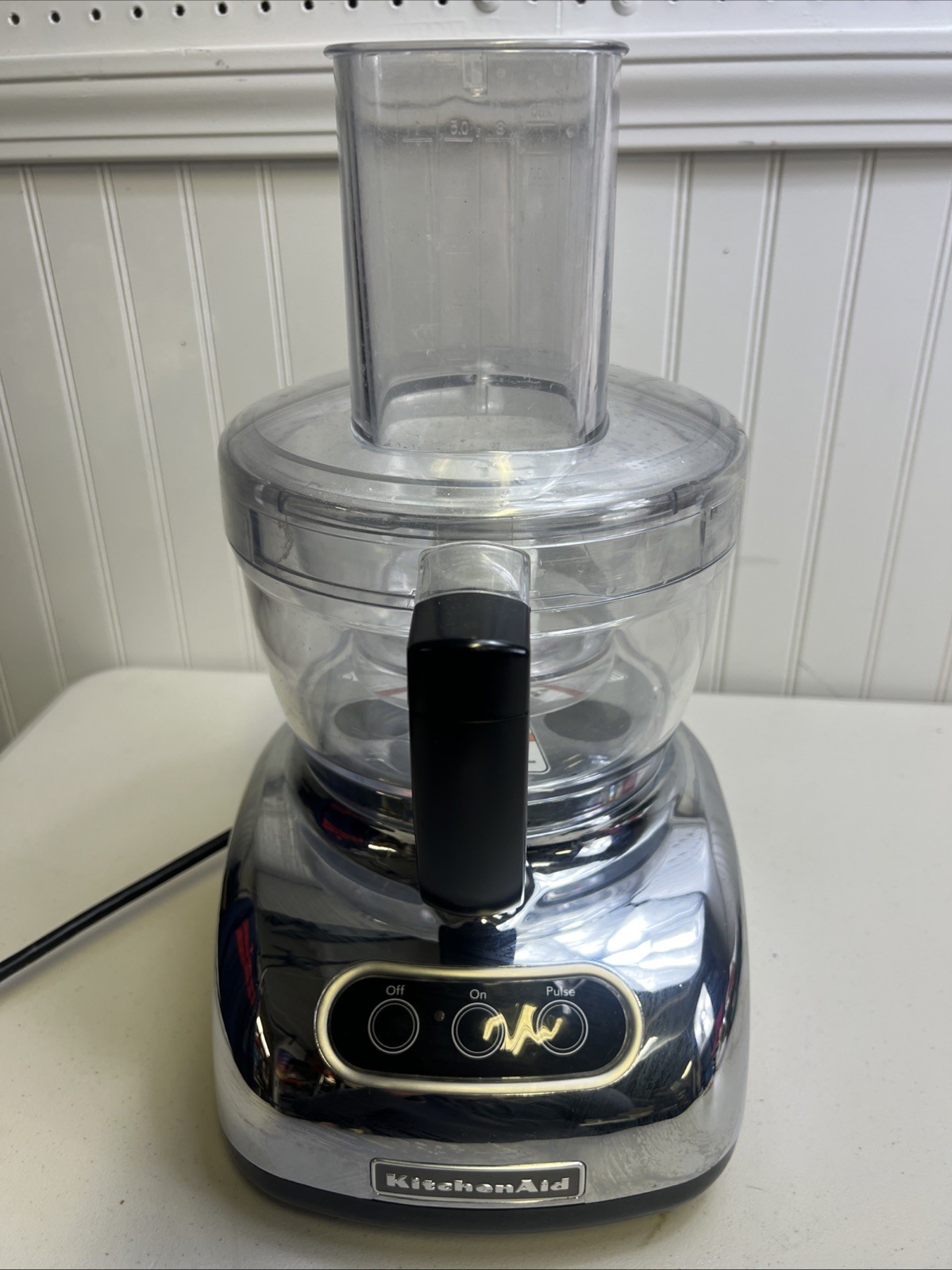 KitchenAid 9-Cup Food Processor MODEL KFP740CR0 Chrome + Accessorie Tested
