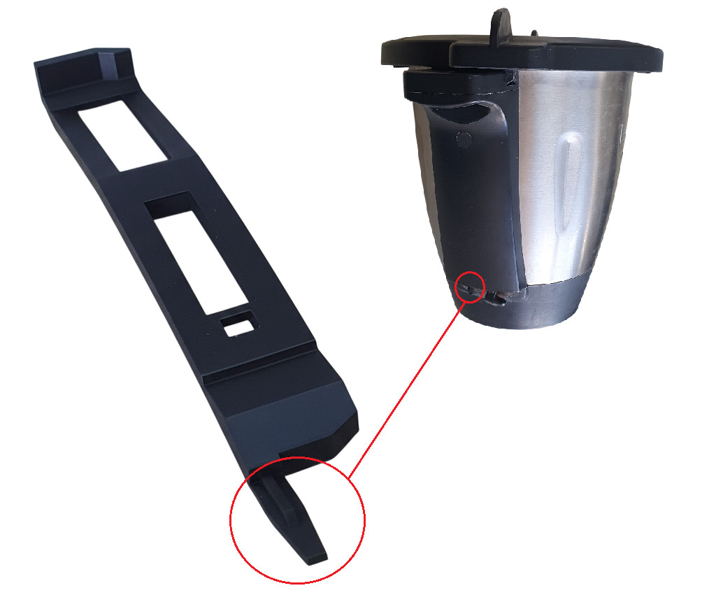 Silvercrest Monsieur Cuisine Connect SKMC 1200 B2 C3 Mug Carafe Actuator