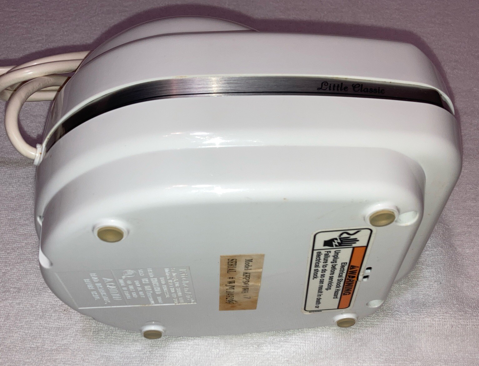 KitchenAid Chef’s Food Processor KFP300WH Little Classic Replacement Base Motor