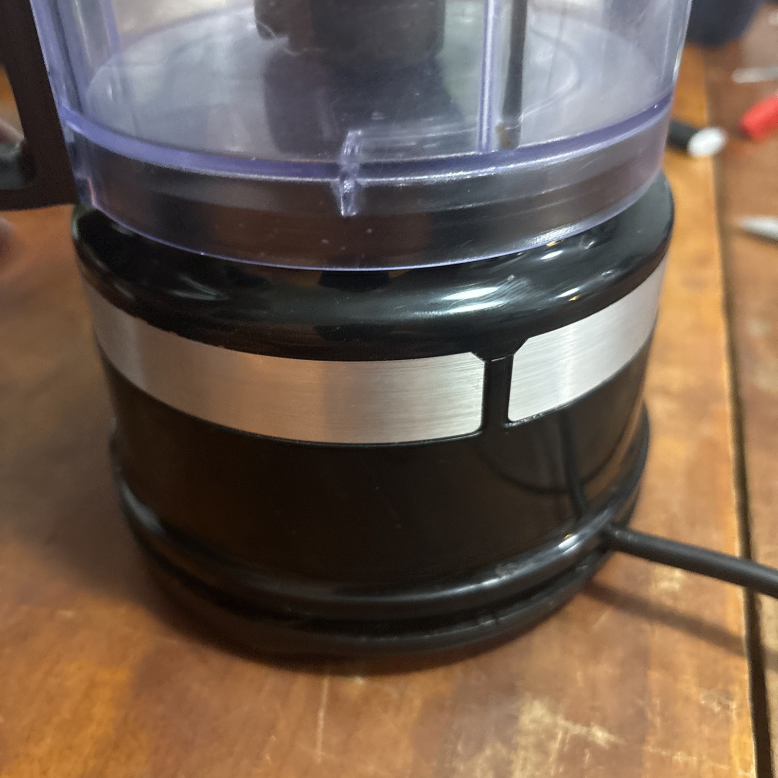 KitchenAid 3.5 Cup Mini Food Processor Black Space Saving – Working