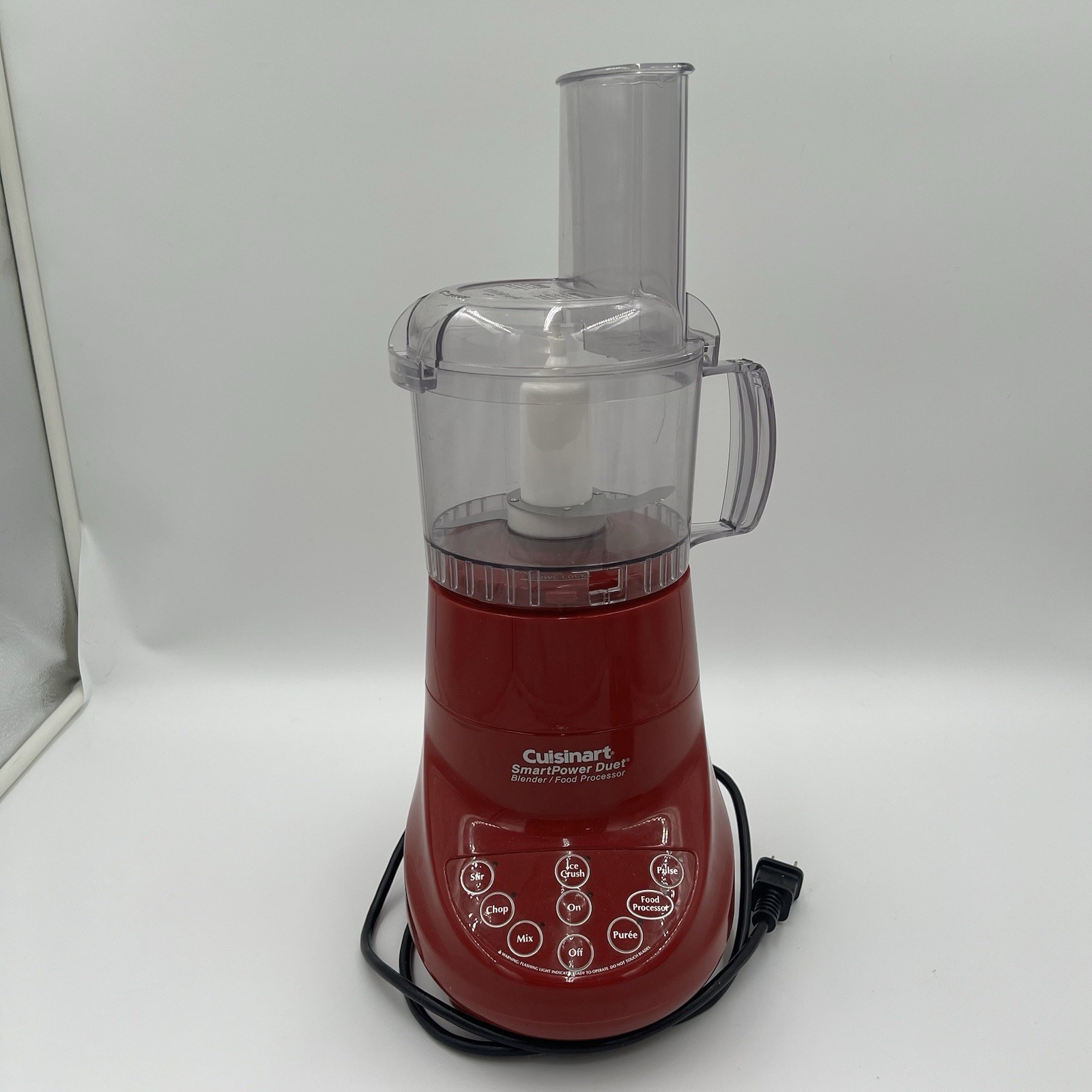 Cuisinart SmartPower Duet Red Blender Food Processor Combo Unit