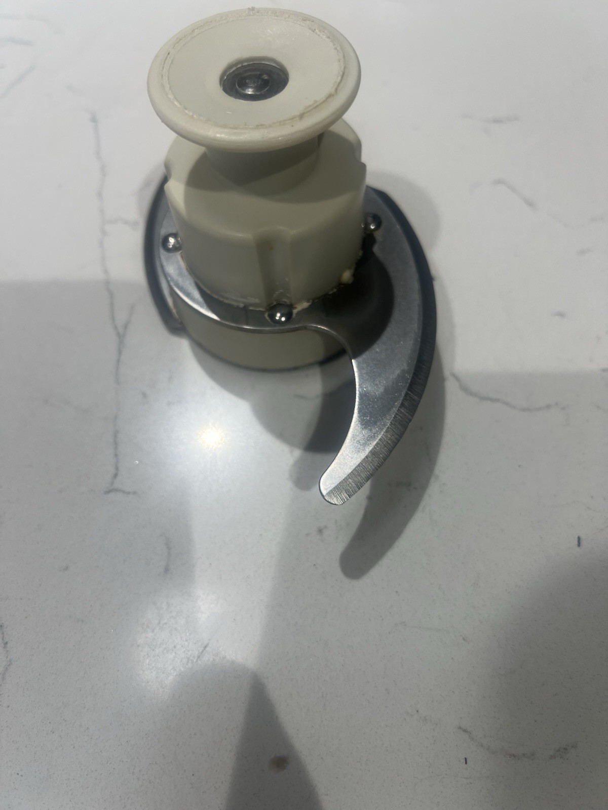 Moulinex La Machine Food Processor Parts- 3 Blade Discs, Stem Parts & Slicer