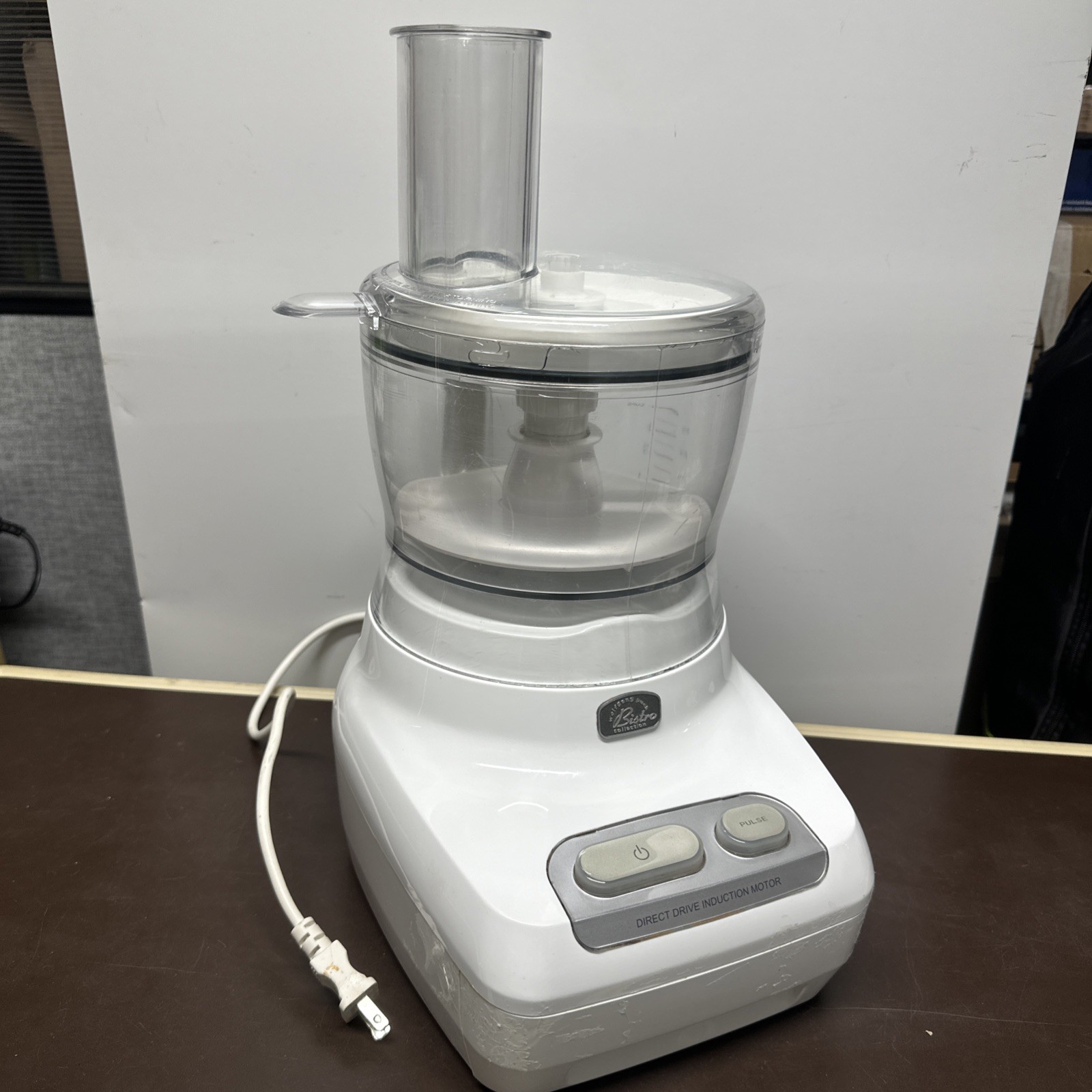 Wolfgang Puck Bistro Collection Food Processor BFPR0015 Tested W Blades Burgundy
