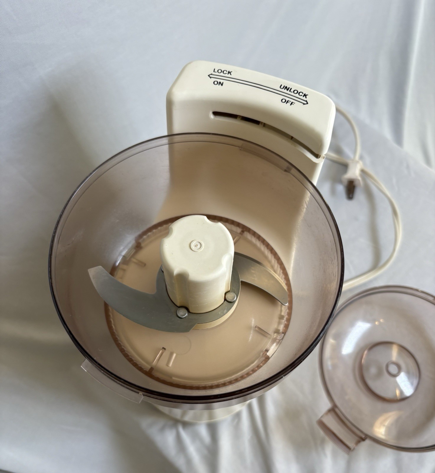 Sunbeam Oskar Food Processor One Cup 14081 Tested Works VTG Blend, Chop, Grind