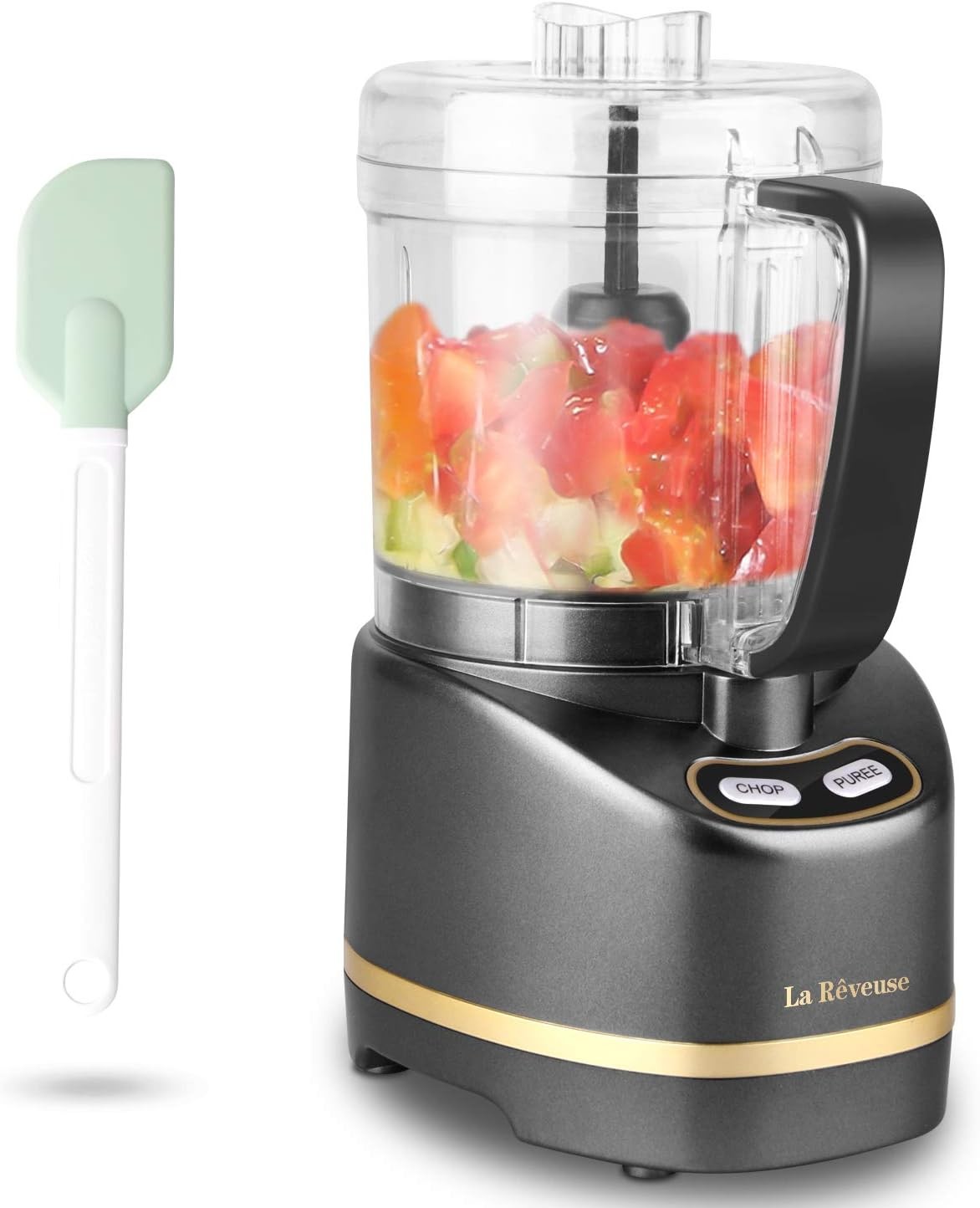 Electric Mini Food Processor with 200 Watts 2-Cup Prep Bowl for Mincing