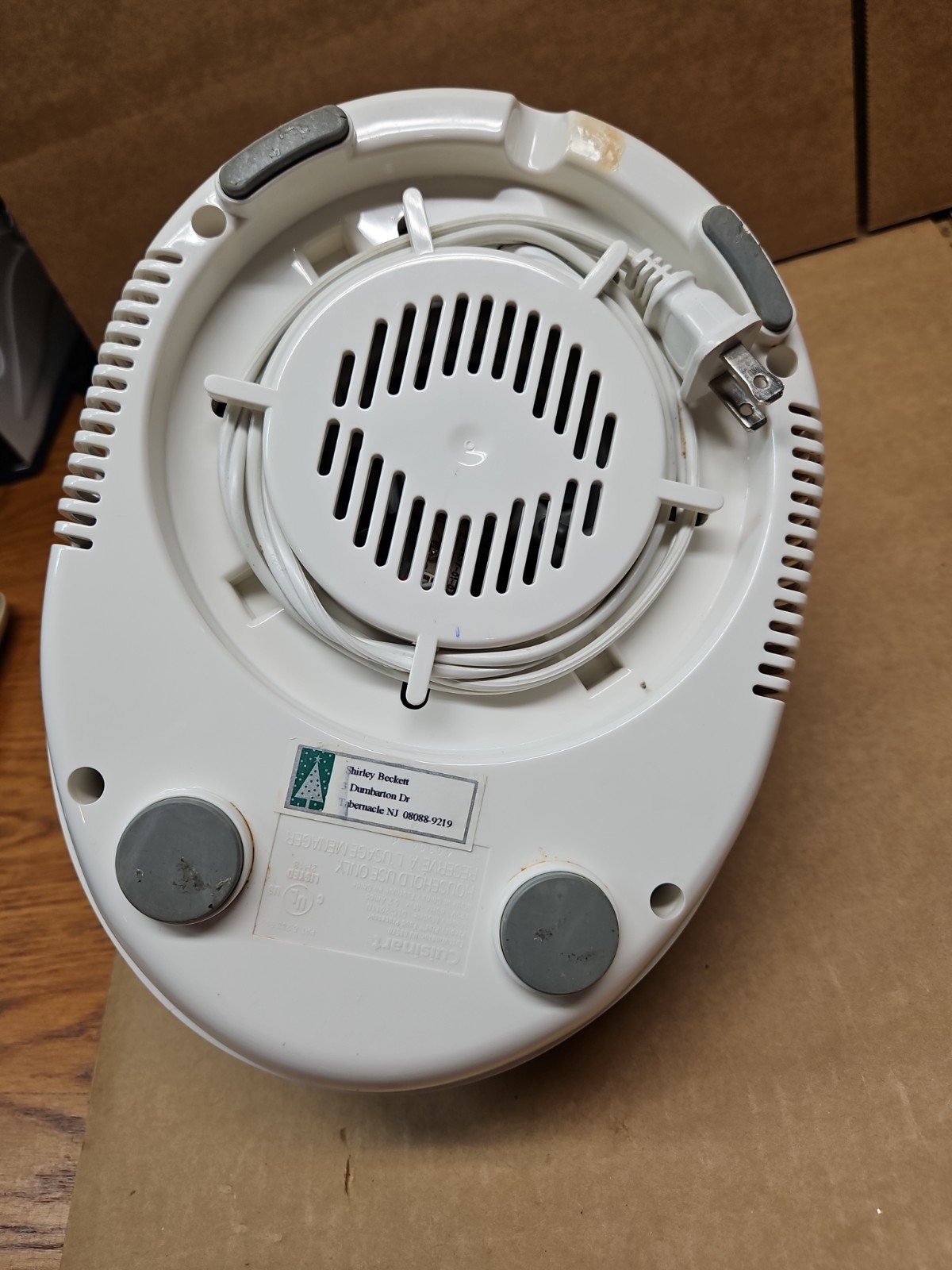 Cuisinart Custom Prep 11 DLC-2011 Food Processor Motor Base Only Works White