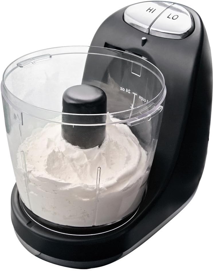 Oster FPSTMC3321 3 Cup Mini Chopper with Whisk Black 2 Speed 150W