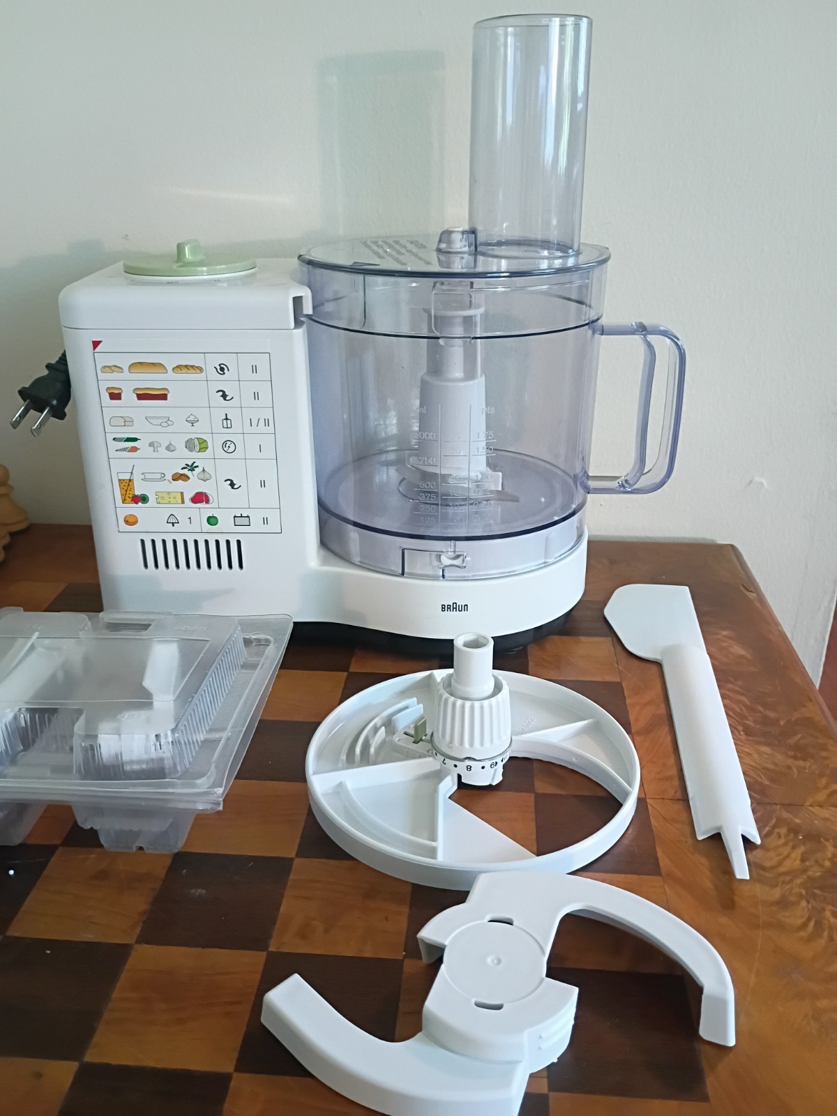 Braun Multipractic 100 UK100 Food Processor Type 4259 Germany Complete- Open Box
