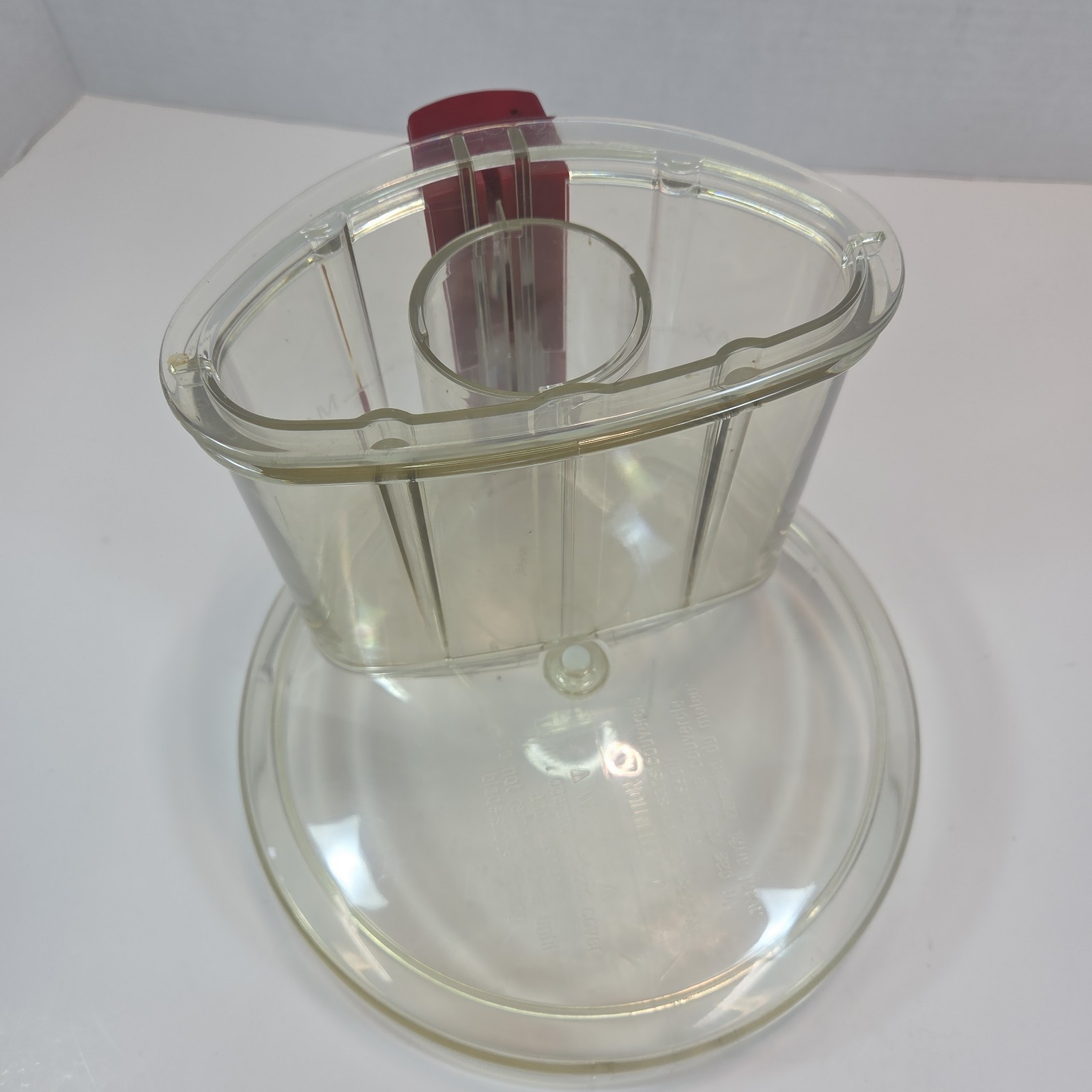 KitchenAid Replacement Lid and Sleeve Food Processor KFPW760 KFPW763 KFPM770 Red