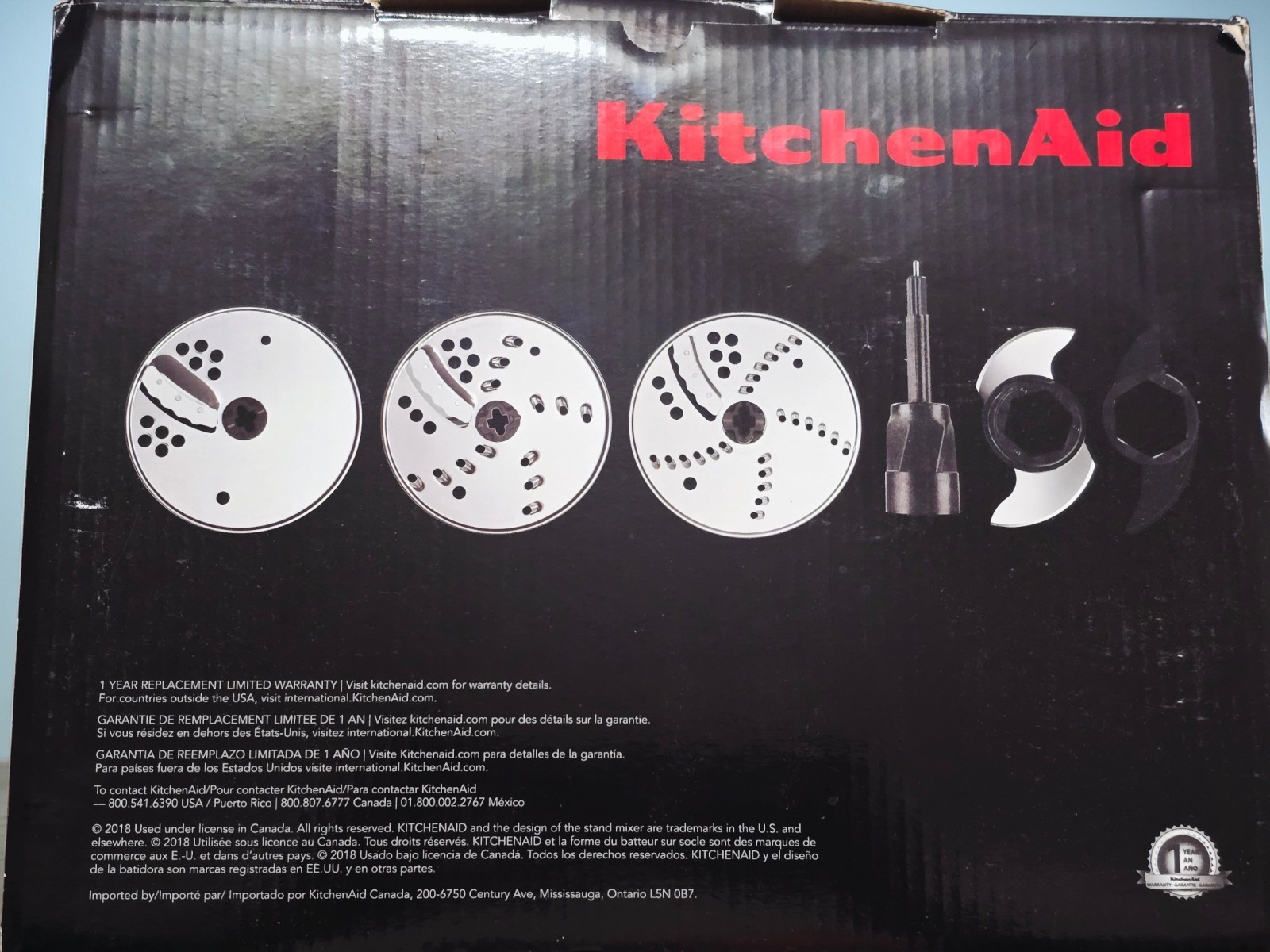 KitchenAid 9 Cup Food Processor All Attachments KFP0919CU Tested New Open Box
