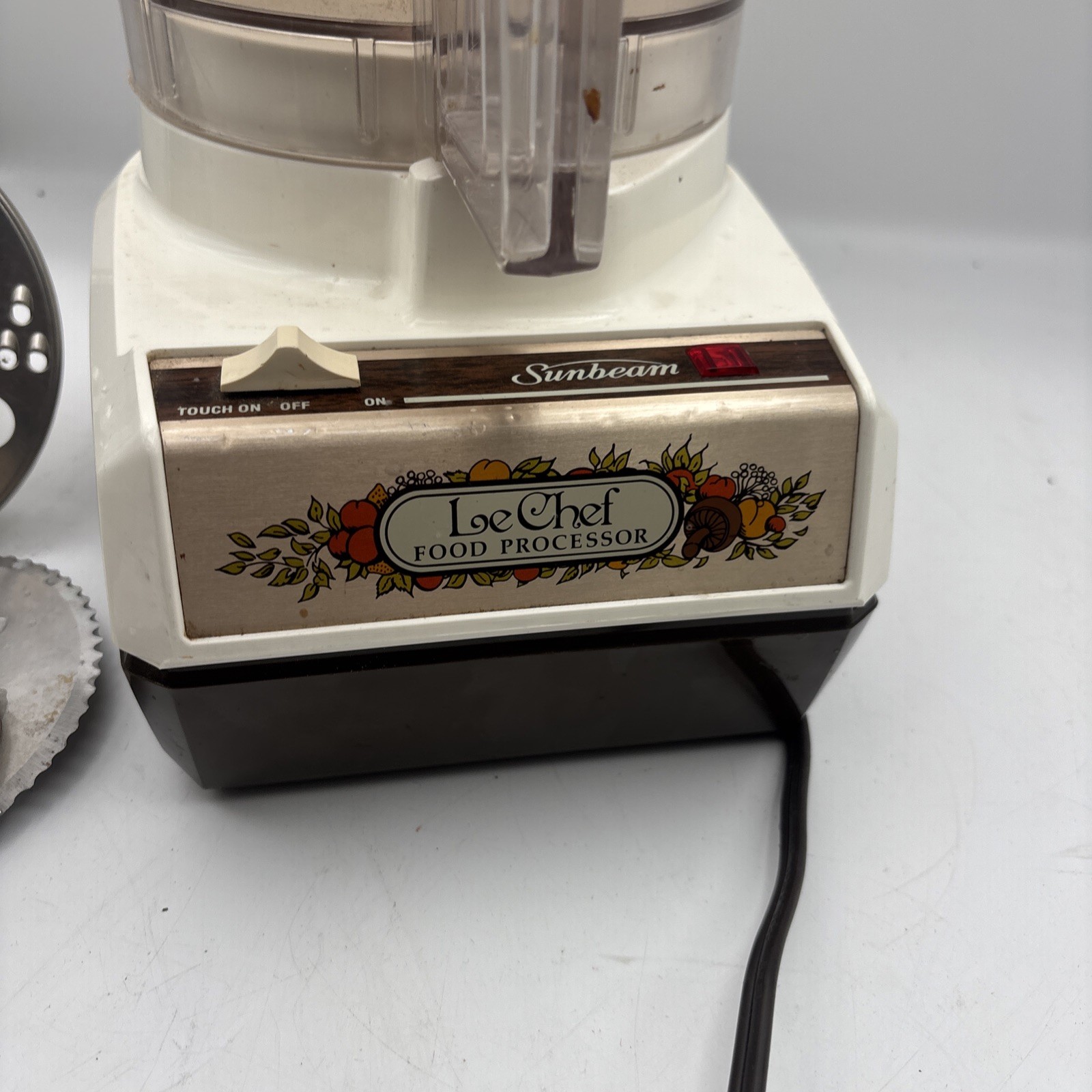 Vintage Sunbeam Vista Food Processor Base ONLY 14-1A 7 cup TESTED WORKS!