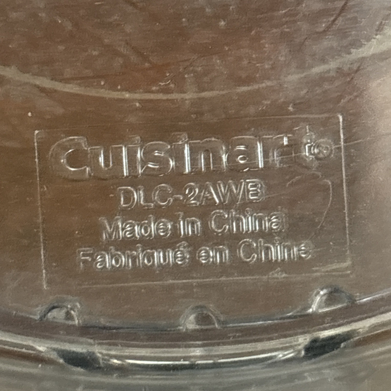 Cuisinart Mini Prep Plus Food Processor DLC-2A Part Work Bowl