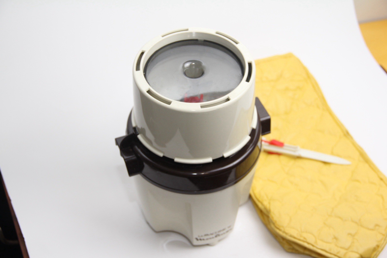La Machine Food Processor by Moulinex Deluxe 354 Runs Blade Tool And Cover