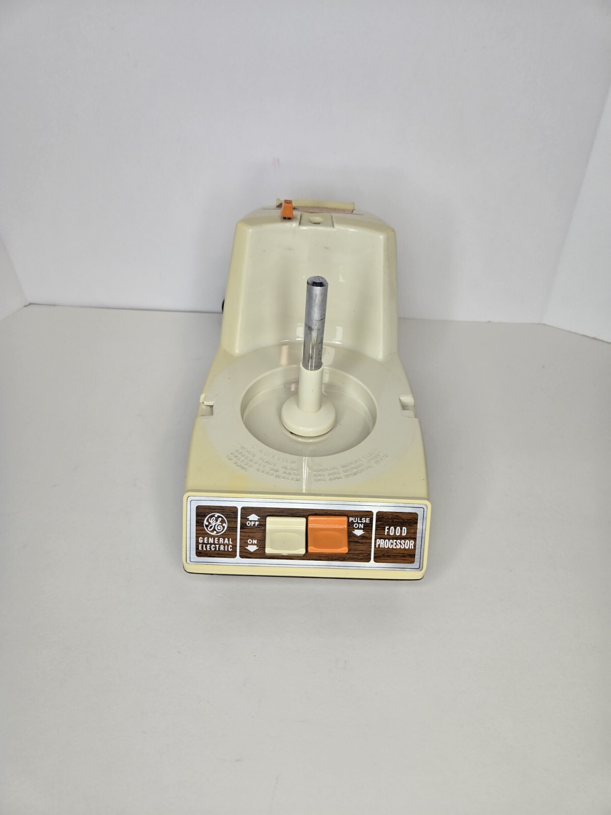 Vintage General Electric Food Processor Replacement Base W/ Post D5FP1 Tested