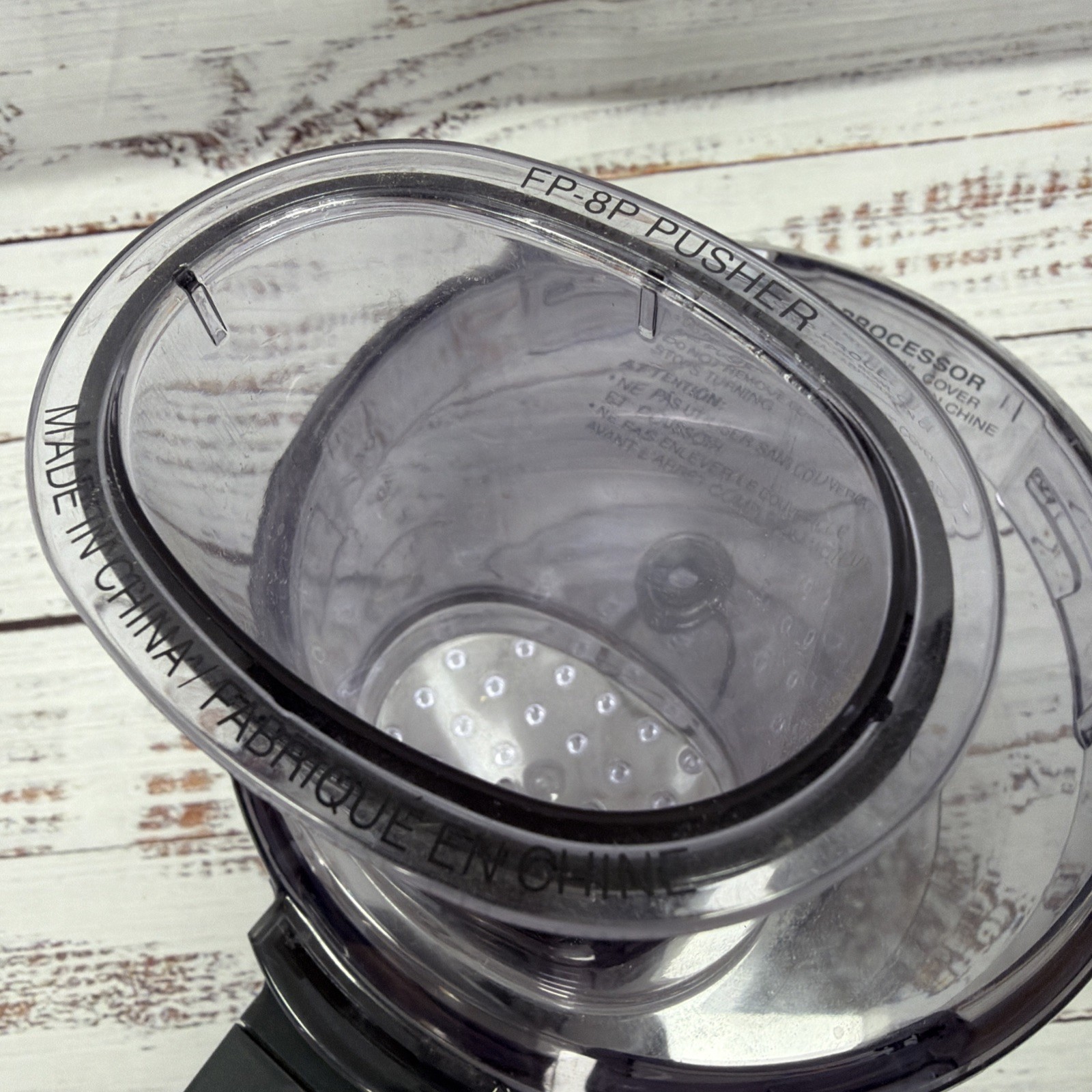 Cuisinart CFP-800 Replacement Food Processor Work Bowl, Lid, Pusher FP8W