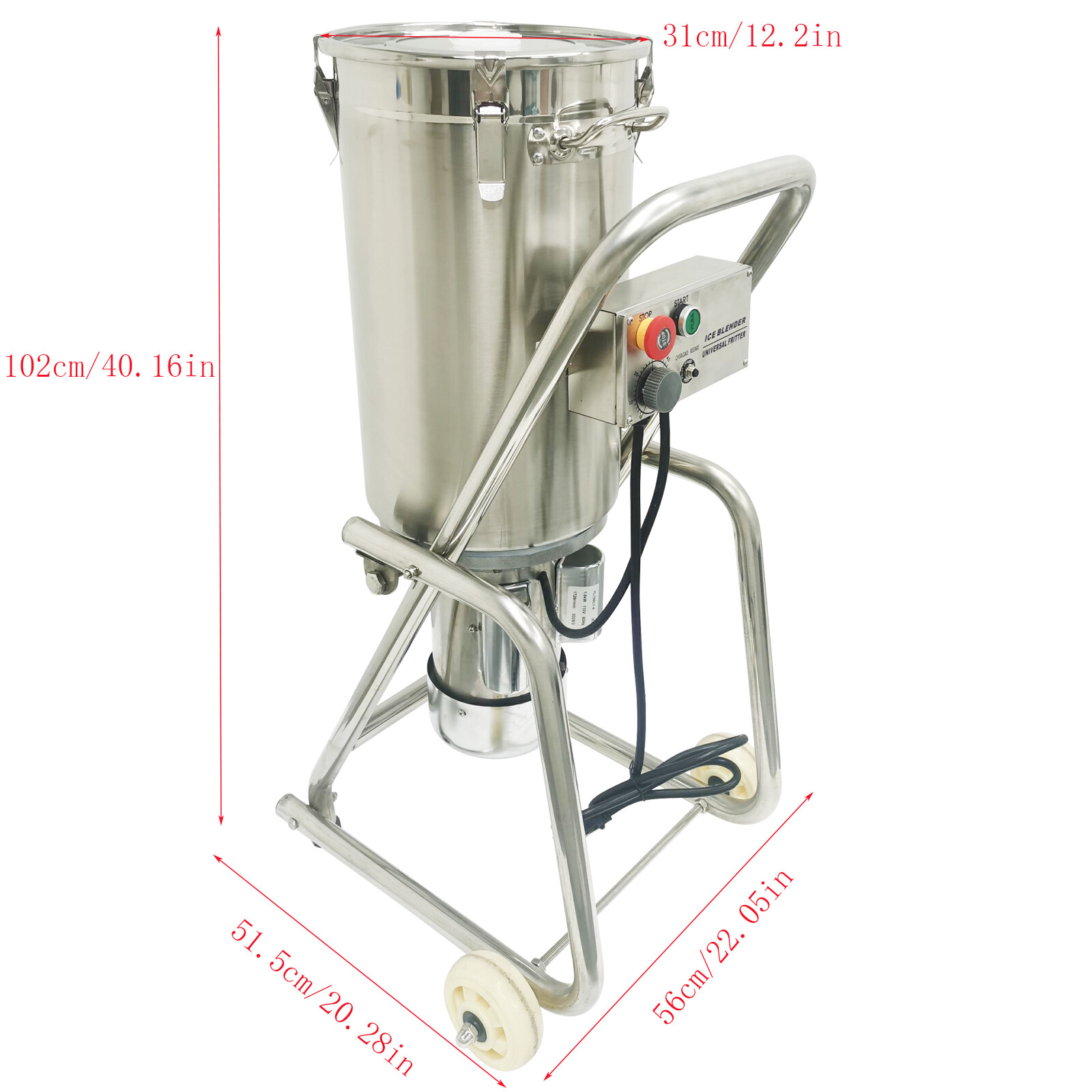 U8SED-32L Food Processor 110V Food Chopper Cutter Medicinal Chopper Grinder