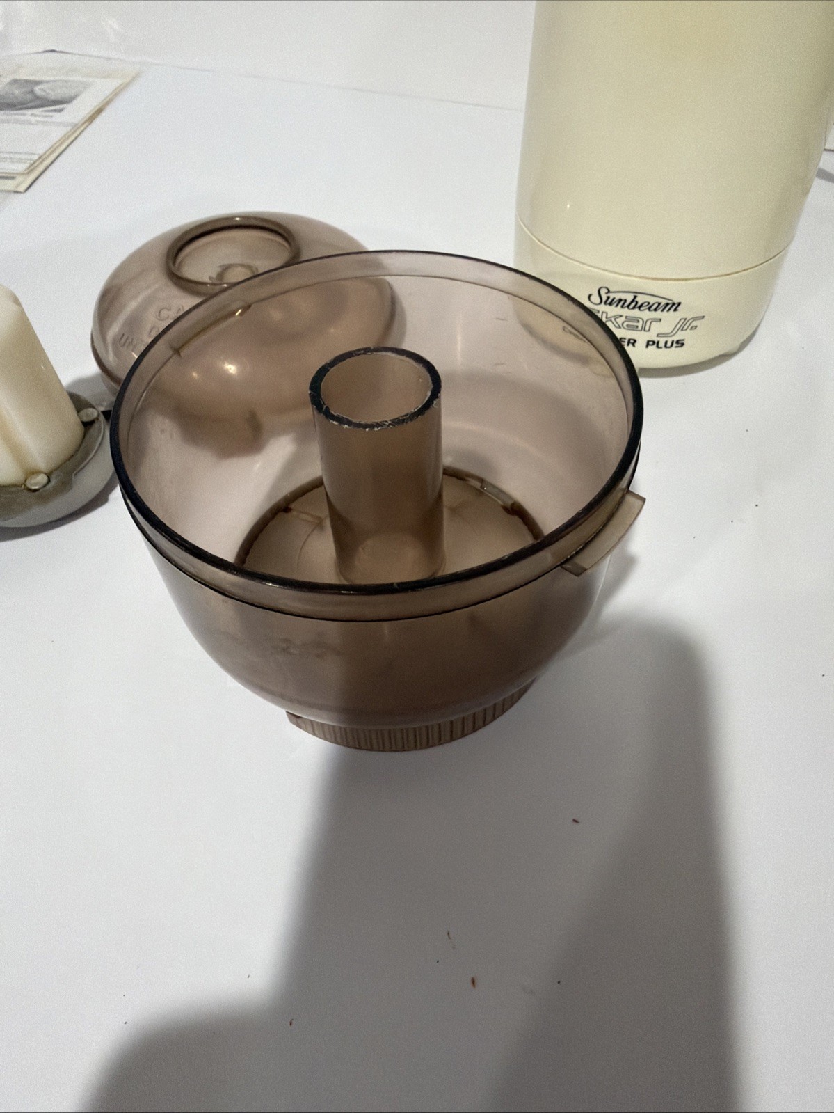 Sunbeam Oskar Jr. Chopper Plus Food Processor Model 14131 Vintage Tested