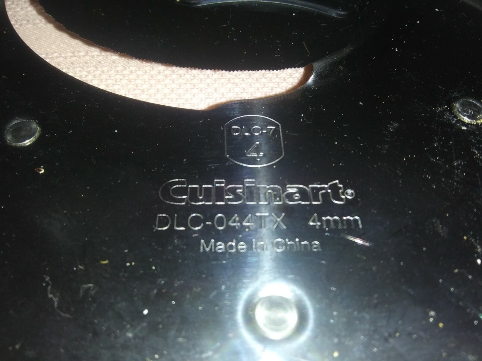 Cuisinart Food Processor 4mm Slicer Disc DLC-044TX for DLC-07 & Custom 14 cup