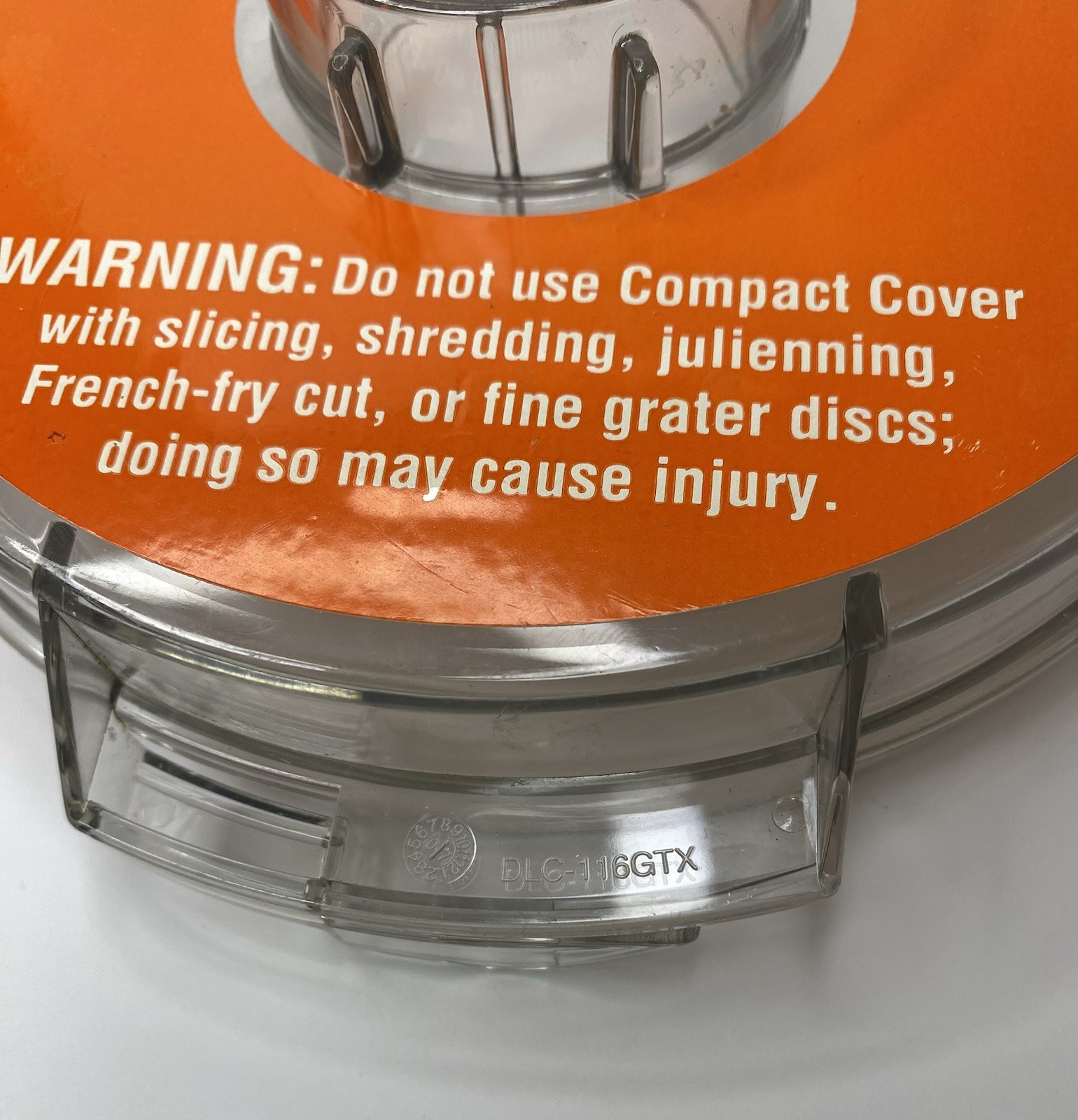 Cuisinart Pro Classic Food Processor DLC-10S Replacement Lid DLC-116GTX W/ Cap